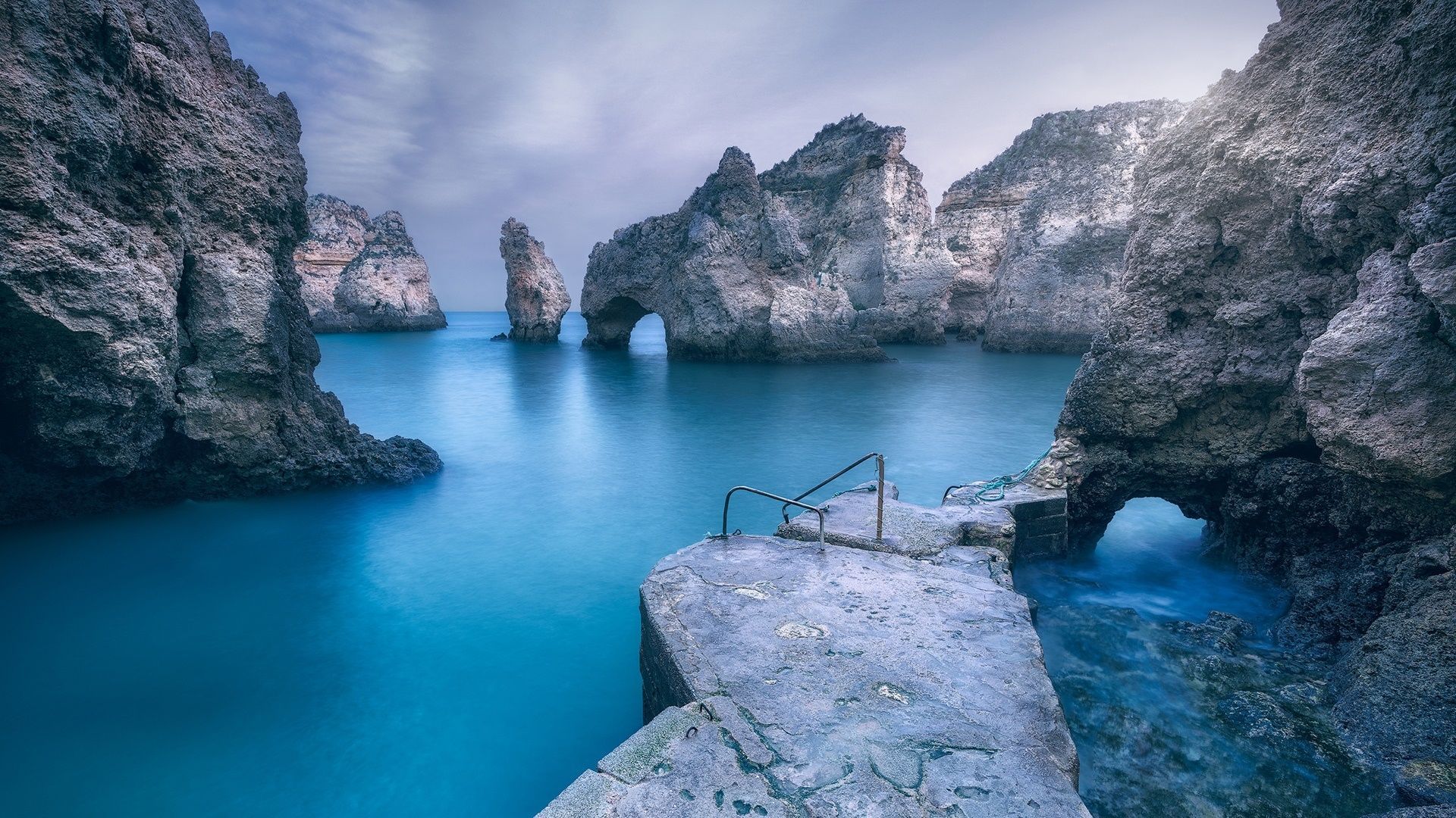 1920x1080 Download Portugal Nature Arch HD Wallpaper