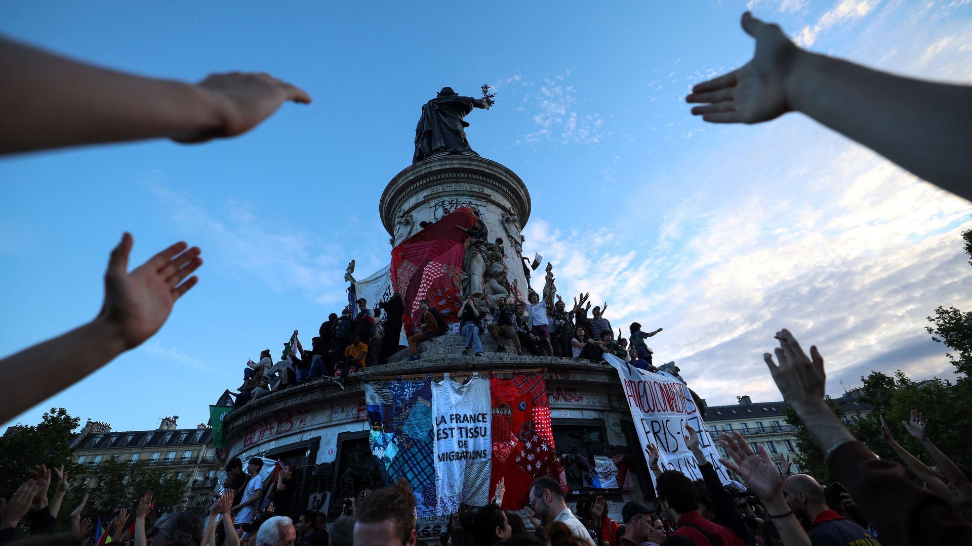 1920x1080 France Leftists In Elections Surge Past Macron's Bloc, Far Right Party