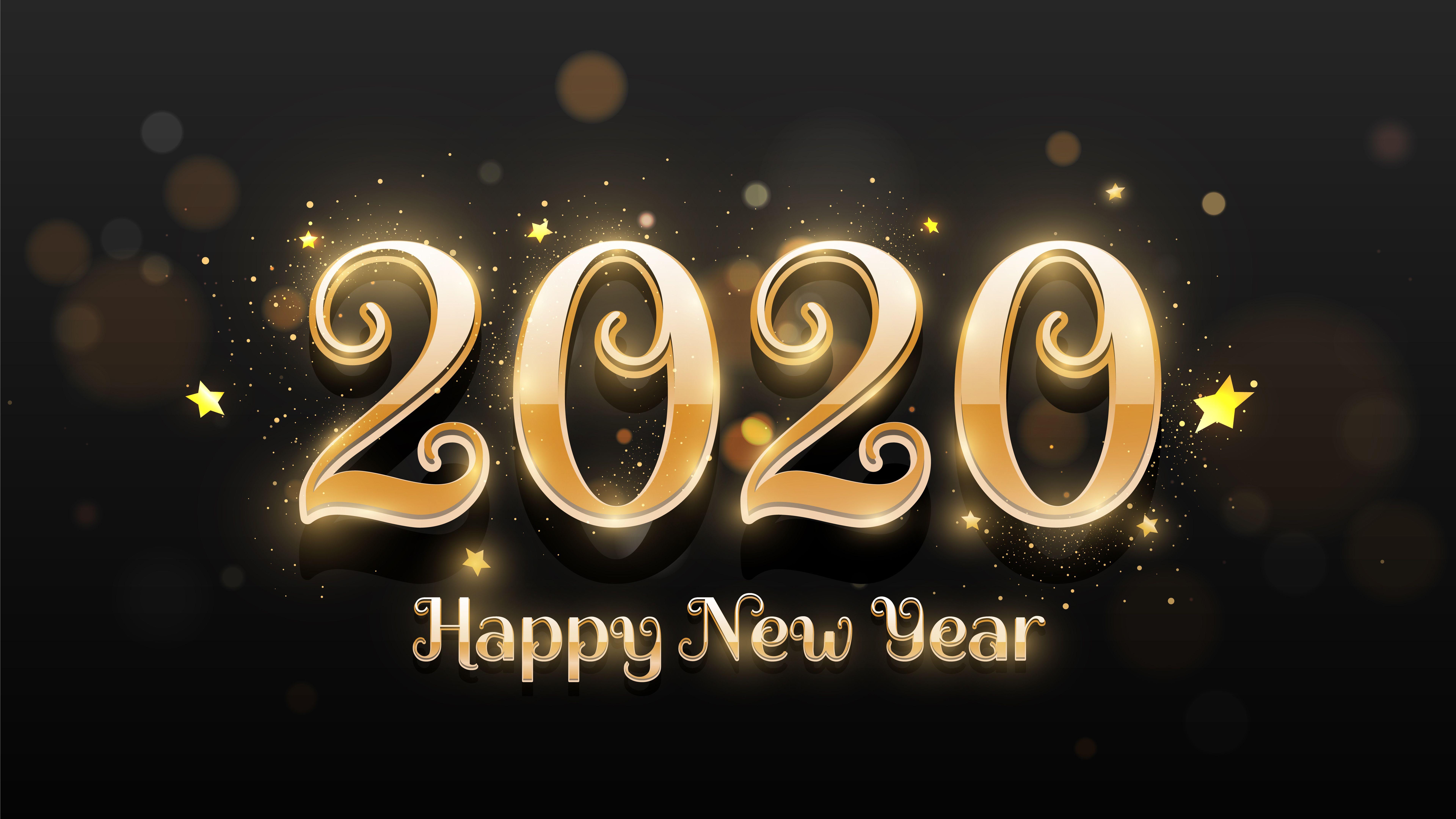 7680x4320 Happy New Year 4K 8K Wallpaper