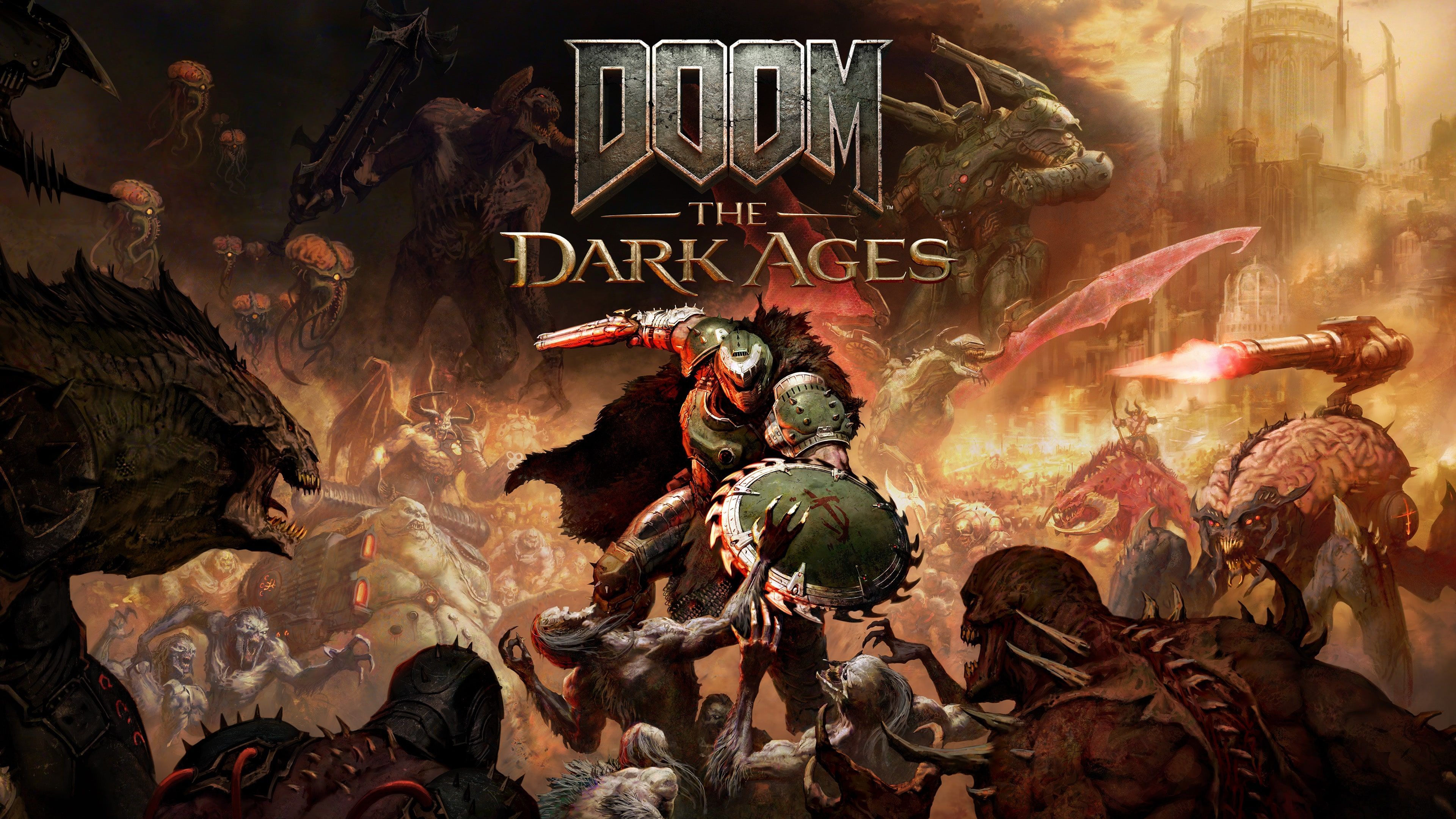 3840x2160 DOOM: The Dark Ages Wallpaper 4K, Key Art, 2025 Games