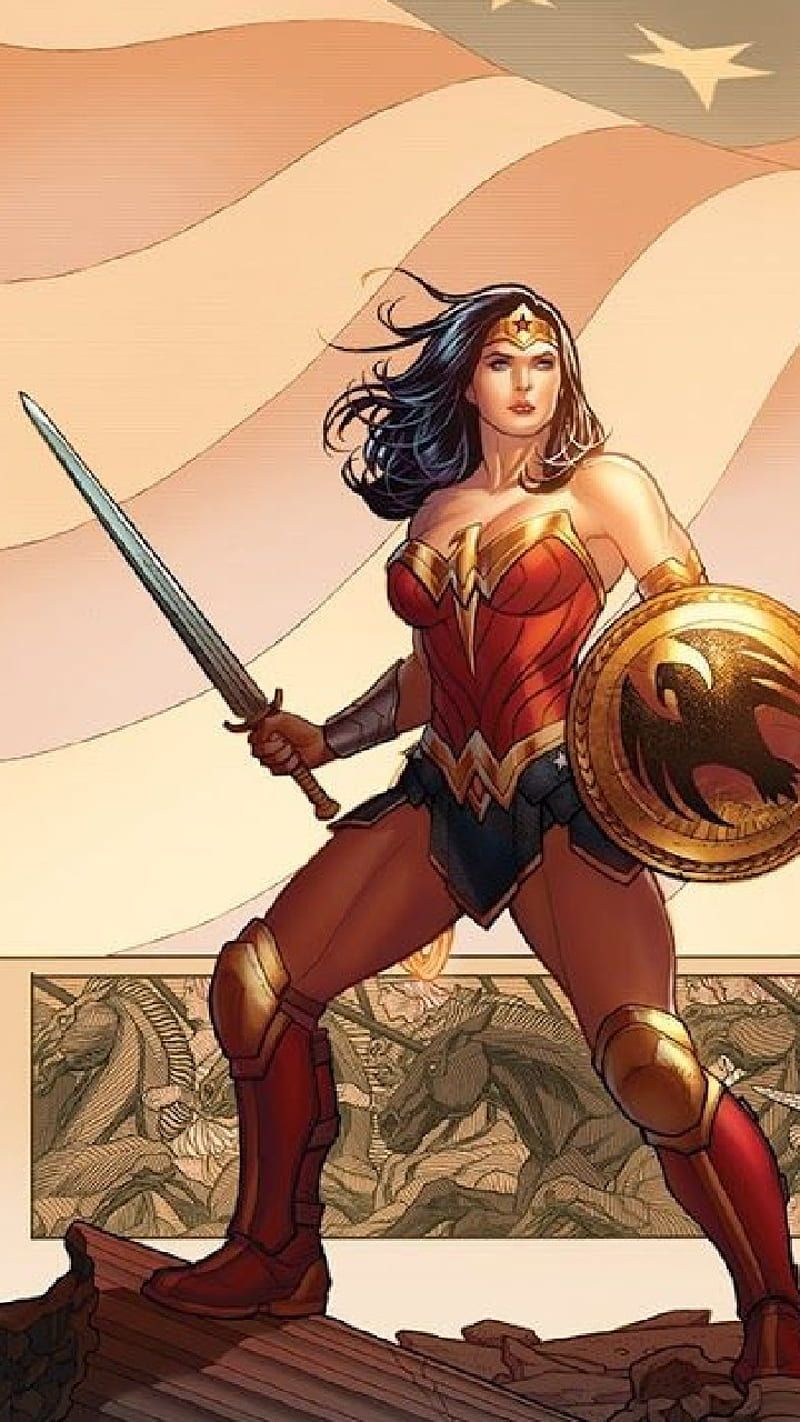 800x1422 Wonder beauty, dc, power girl, wonder woman, HD phone wallpaper