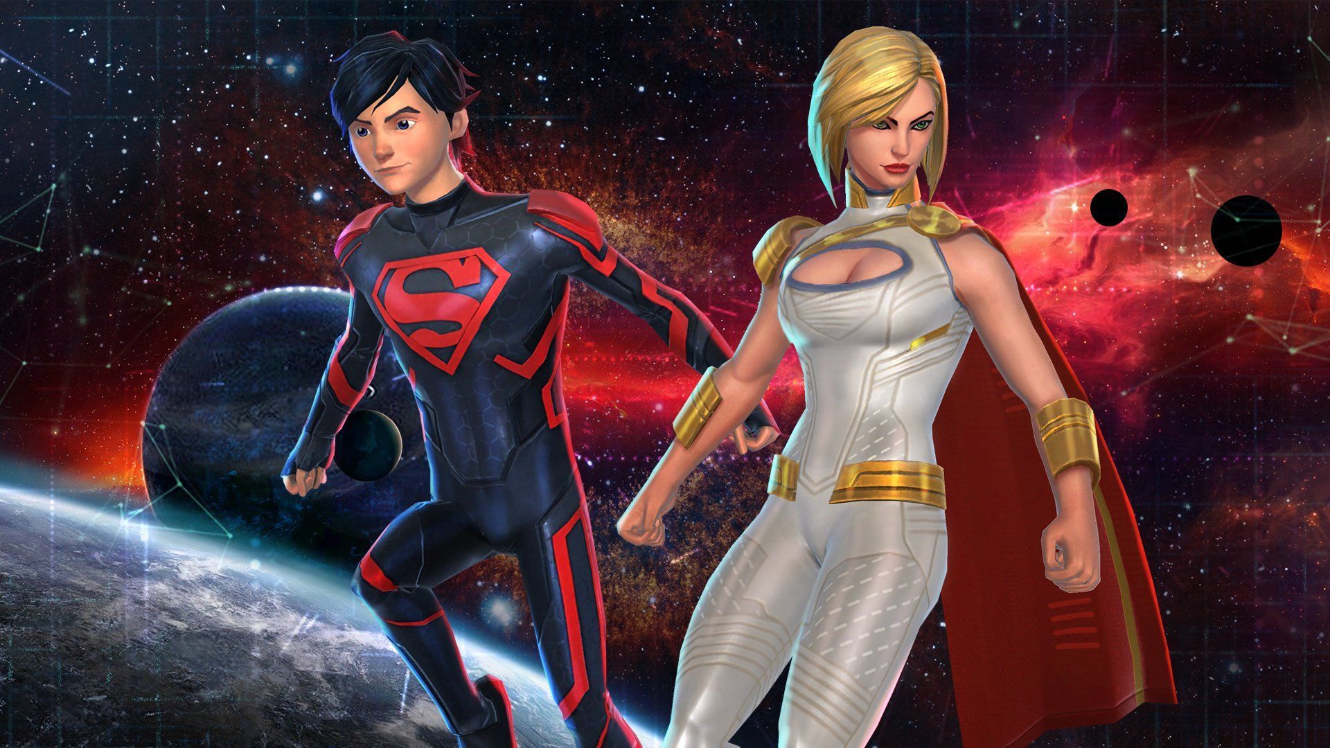 1920x1080 DC on X: New Heroes have landed in ! Superboy and Power Girl are now available. Download and play at / X