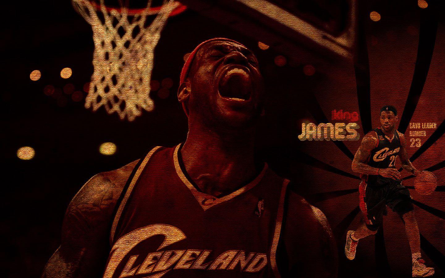 1440x900 King James Cavaliers Widescreen Wallpaper James