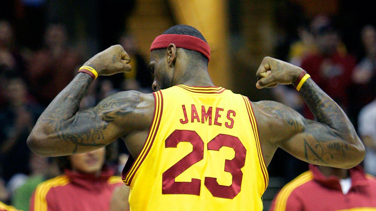1296x729 Image Source James Showing His Muscles