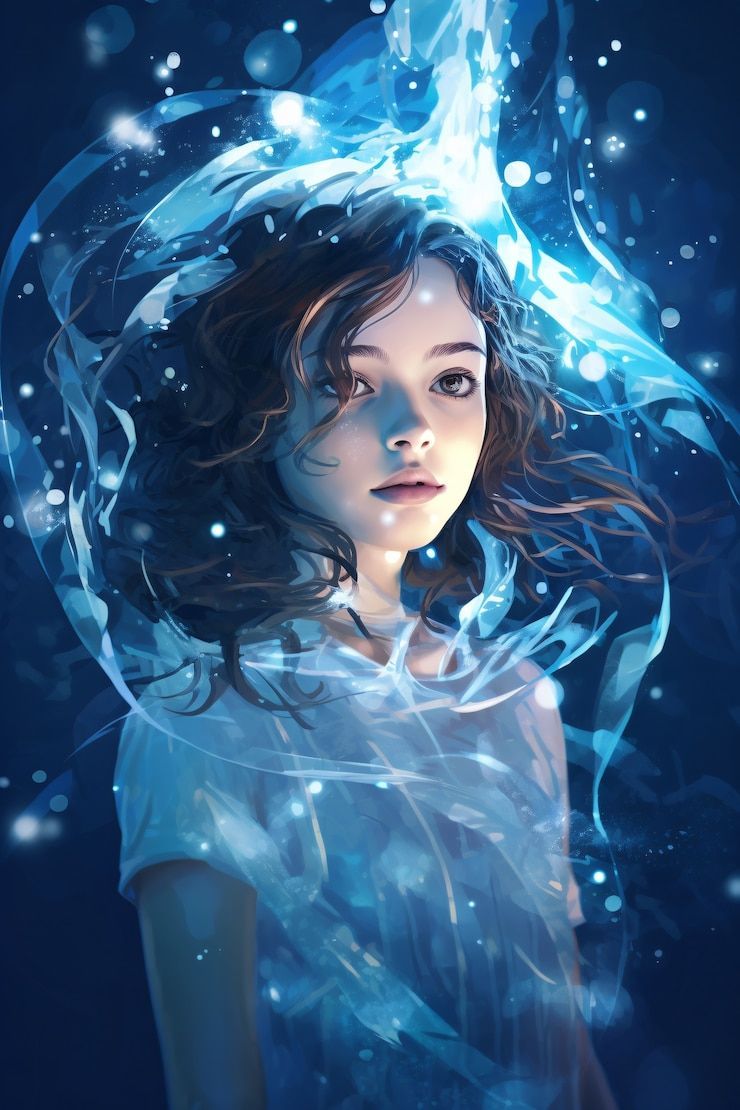 740x1110 Girl Wallpaper Ai Image