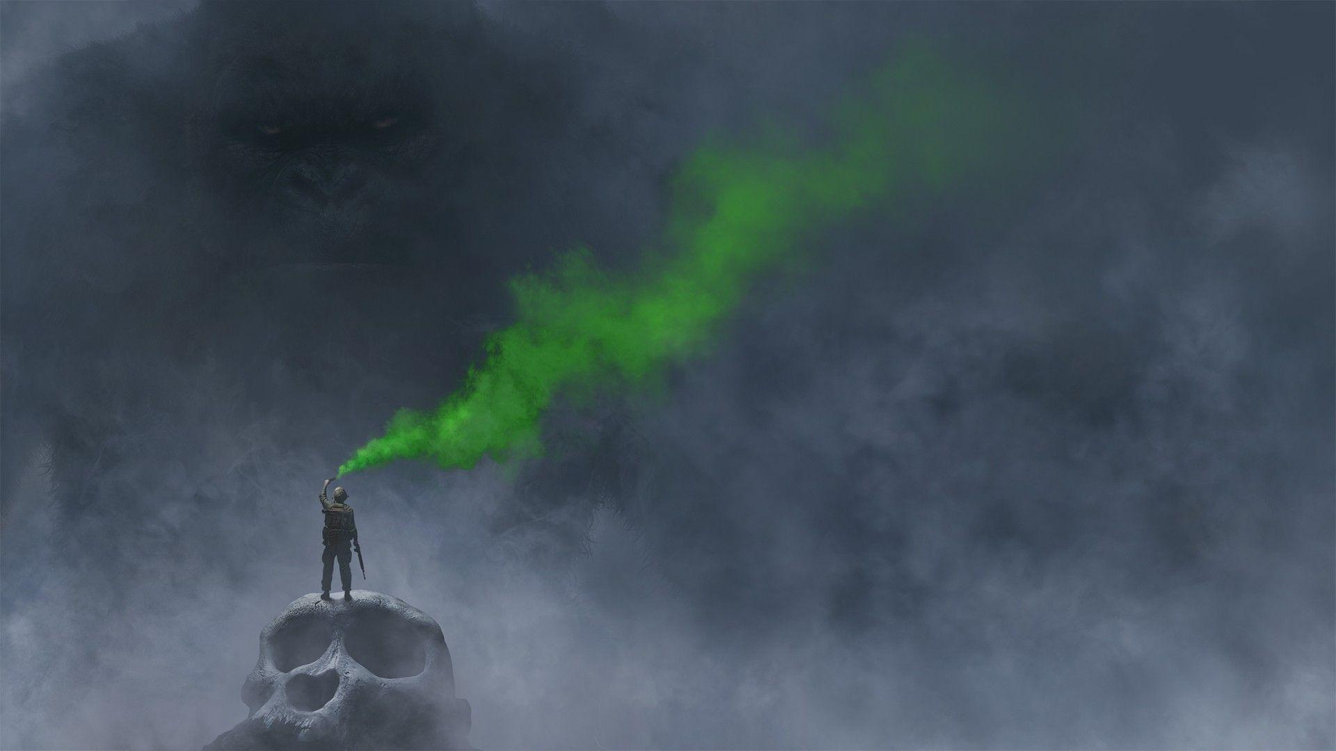 1920x1080 Download 1920x1080 Kong: Skull Island, Green Smoke