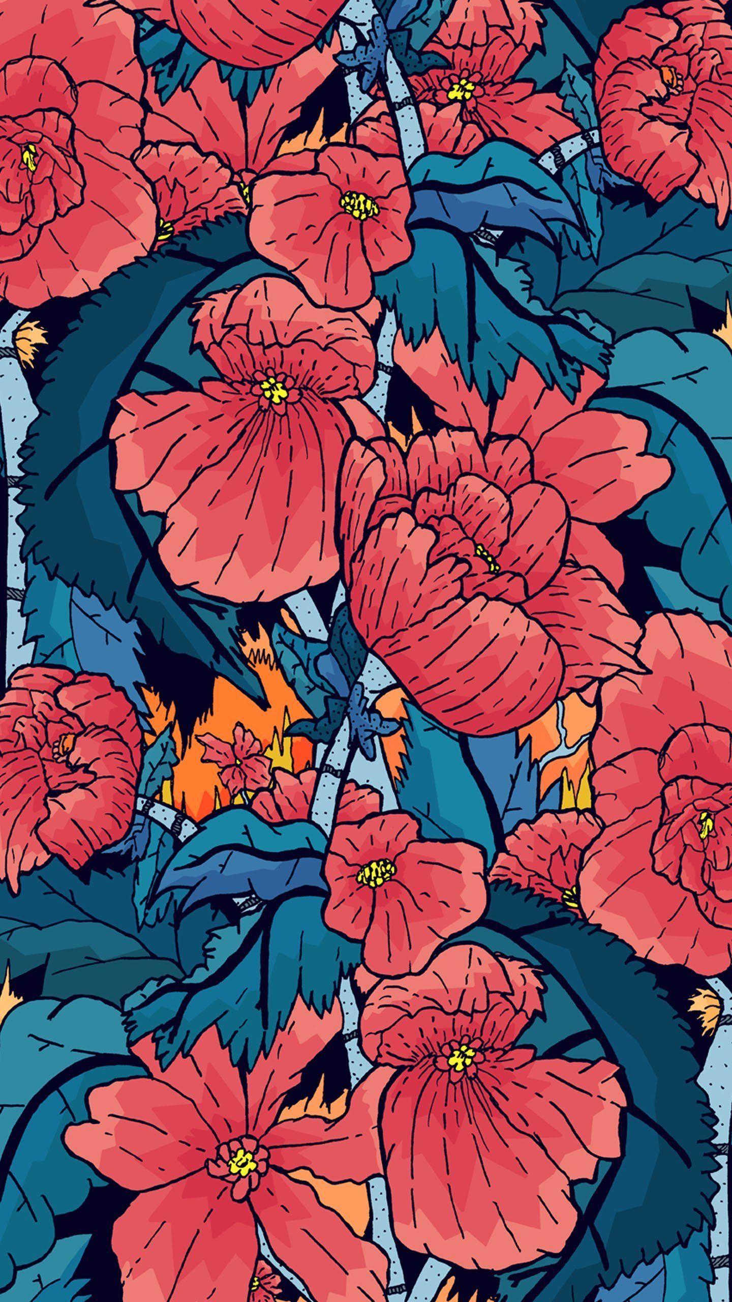 1440x2560 iPhone Wallpaper Japanese Art