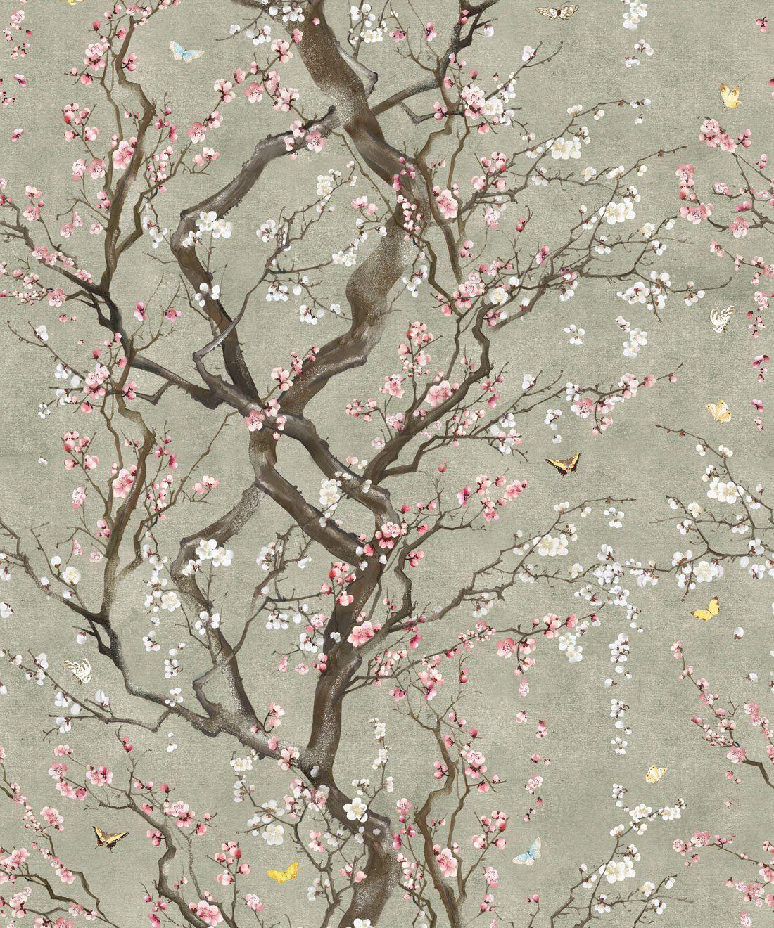 1100x1320 Japanese Floral Wallpaper Plum Blossom, Kingdom Home