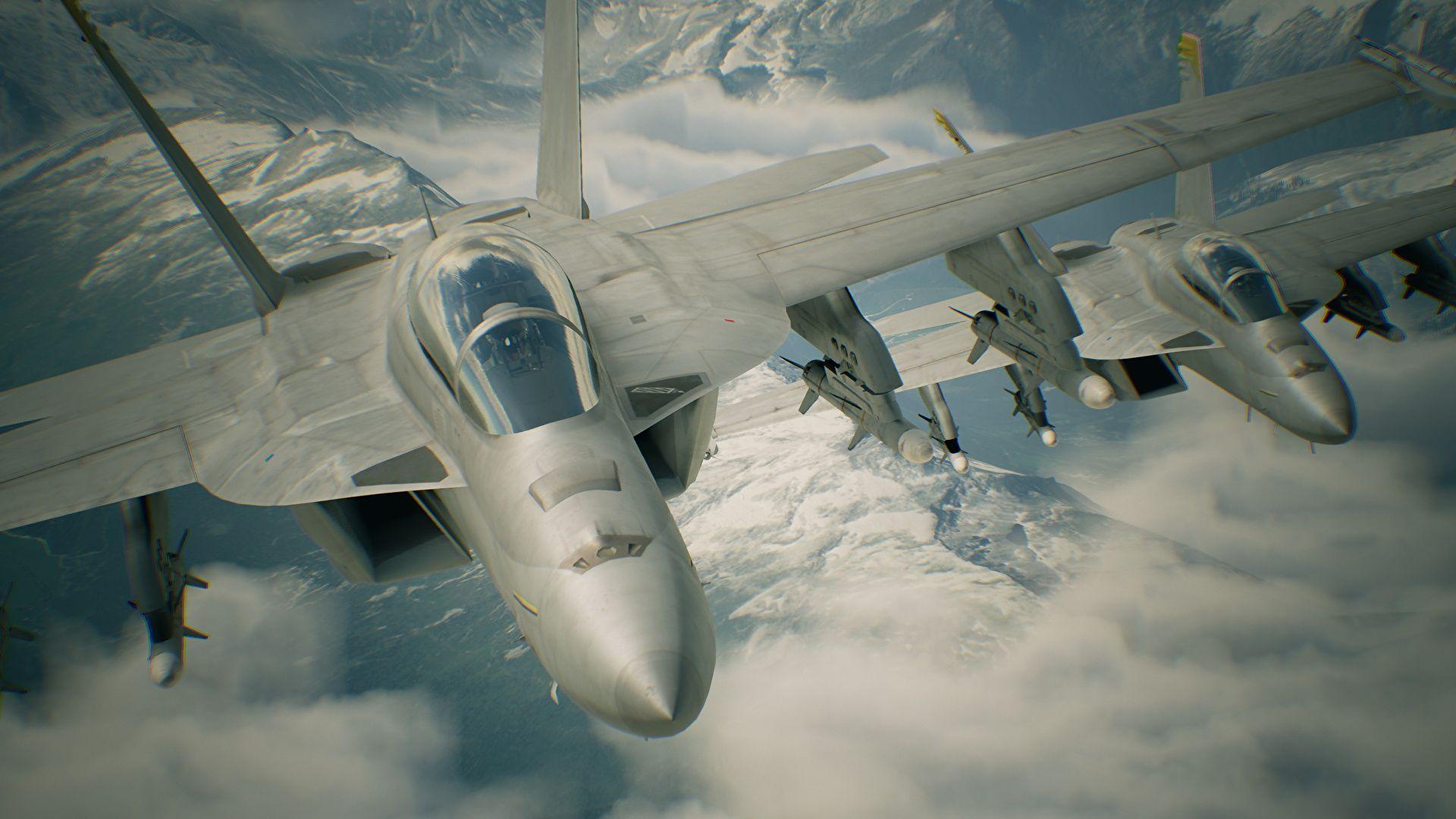 1920x1080 Desktop Wallpaper Ace Combat 7: Skies Unknown Fighter 1920x1080