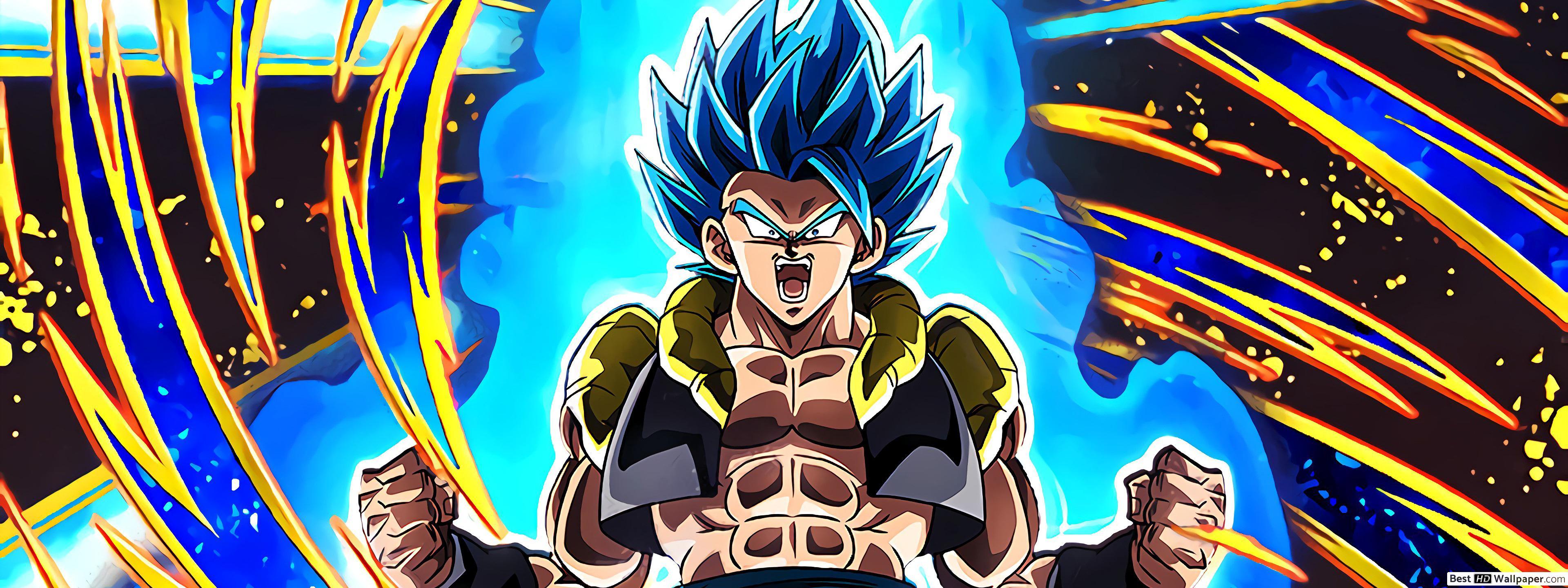 3840x1440 Gogeta Wallpaper 2560x1440