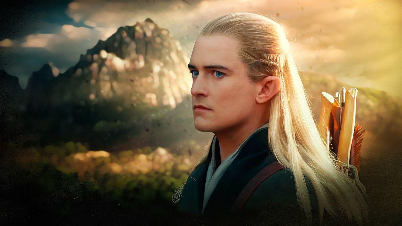 1280x720 Photo The Hobbit Orlando Bloom Archers Elves Man Legolas film
