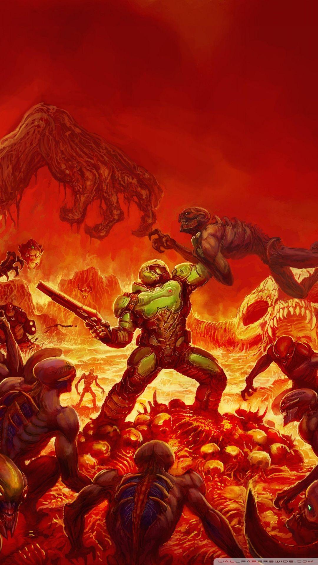 1080x1920 DOOM 2016 Ultra HD Desktop Background Wallpaper for : Multi Display, Dual Monitor : Tablet