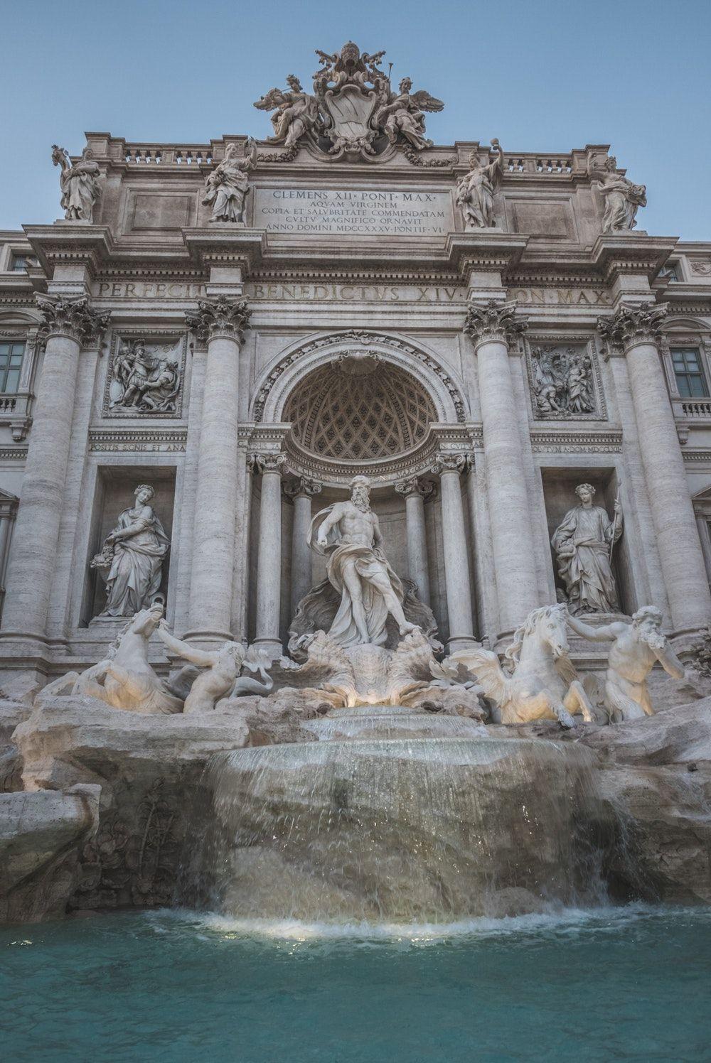 1000x1496 Trevi Fountain Wallpaper