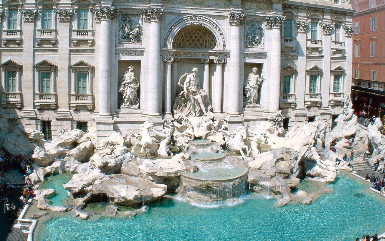 1280x800 Fontana di Trevi, Rome, Italy World Travel Fair