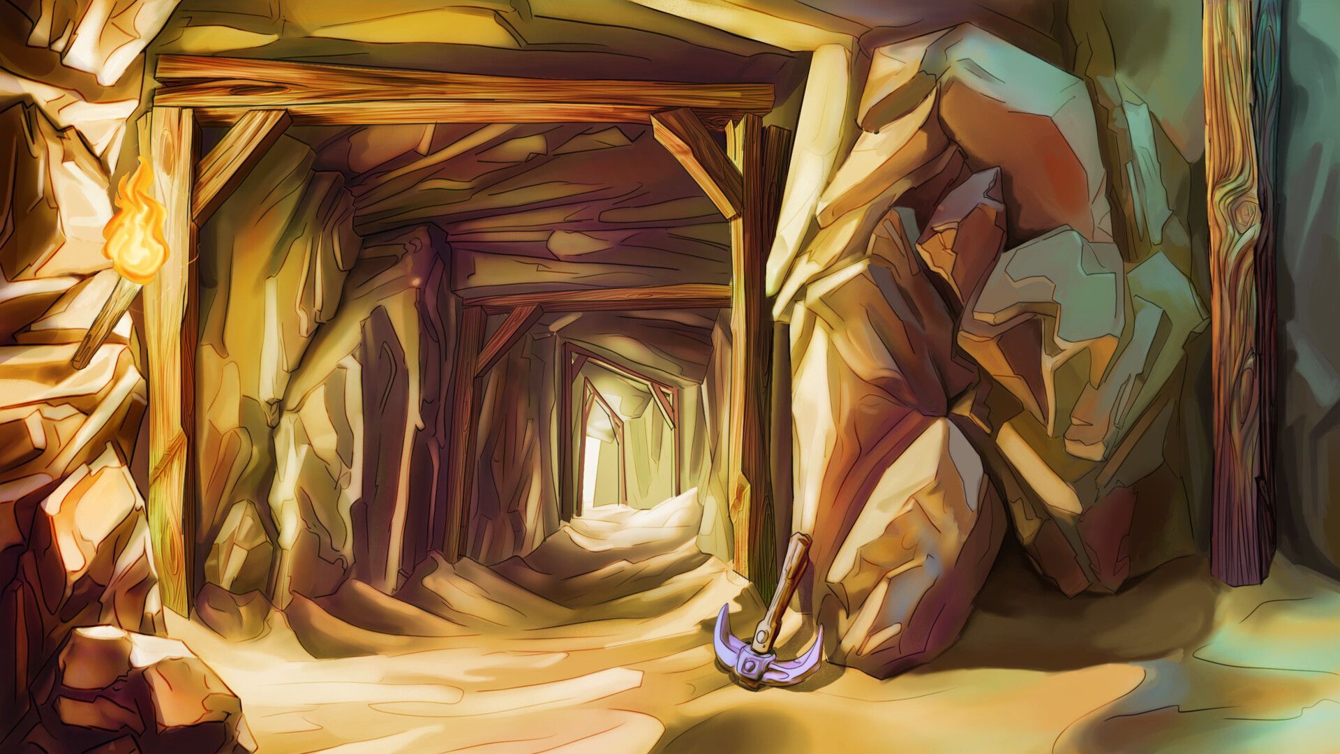 1920x1080 Gold Rush Bonus Background