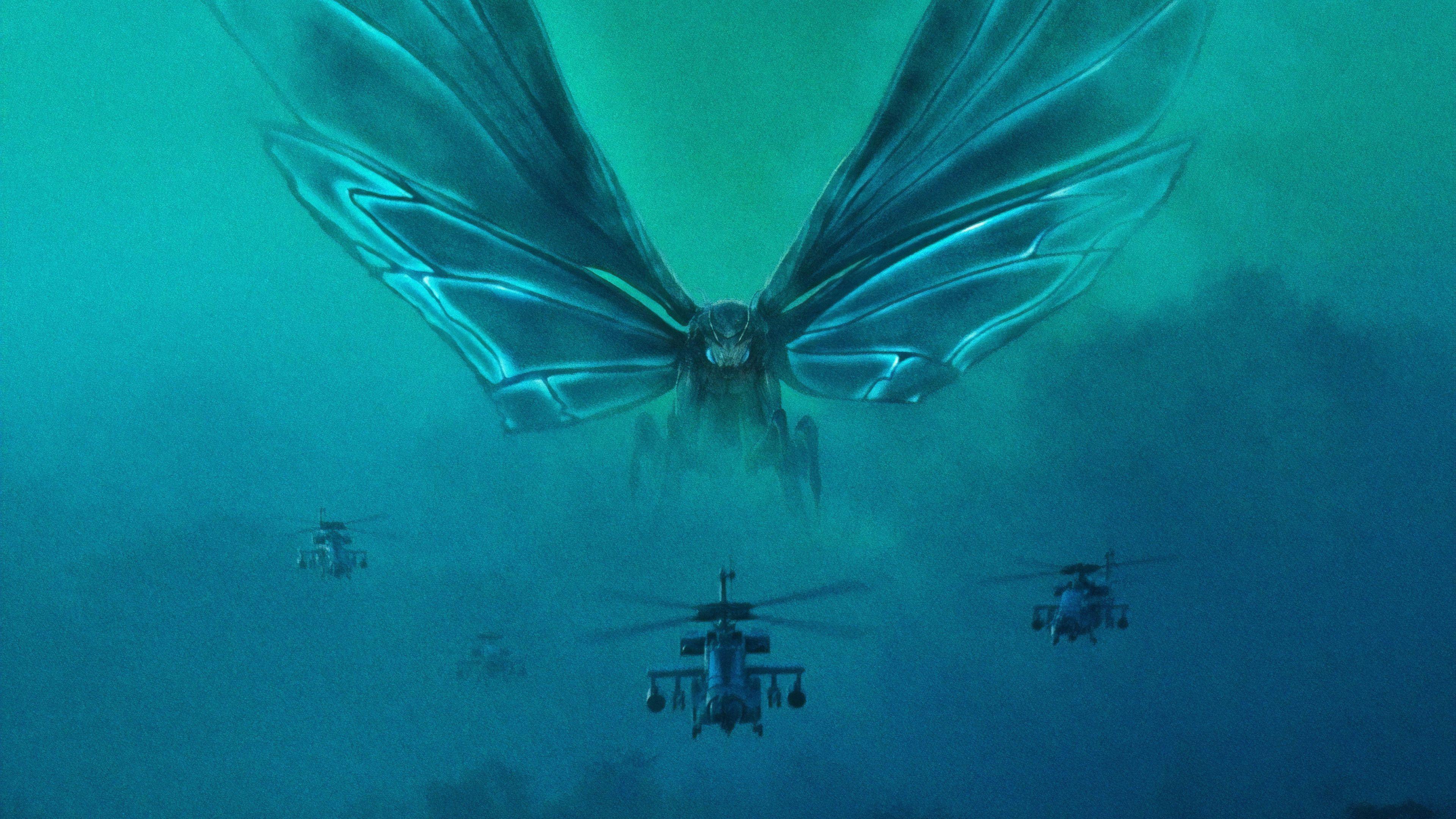 3840x2160 Mothra Godzilla King Of The Monsters 4K Wallpaper