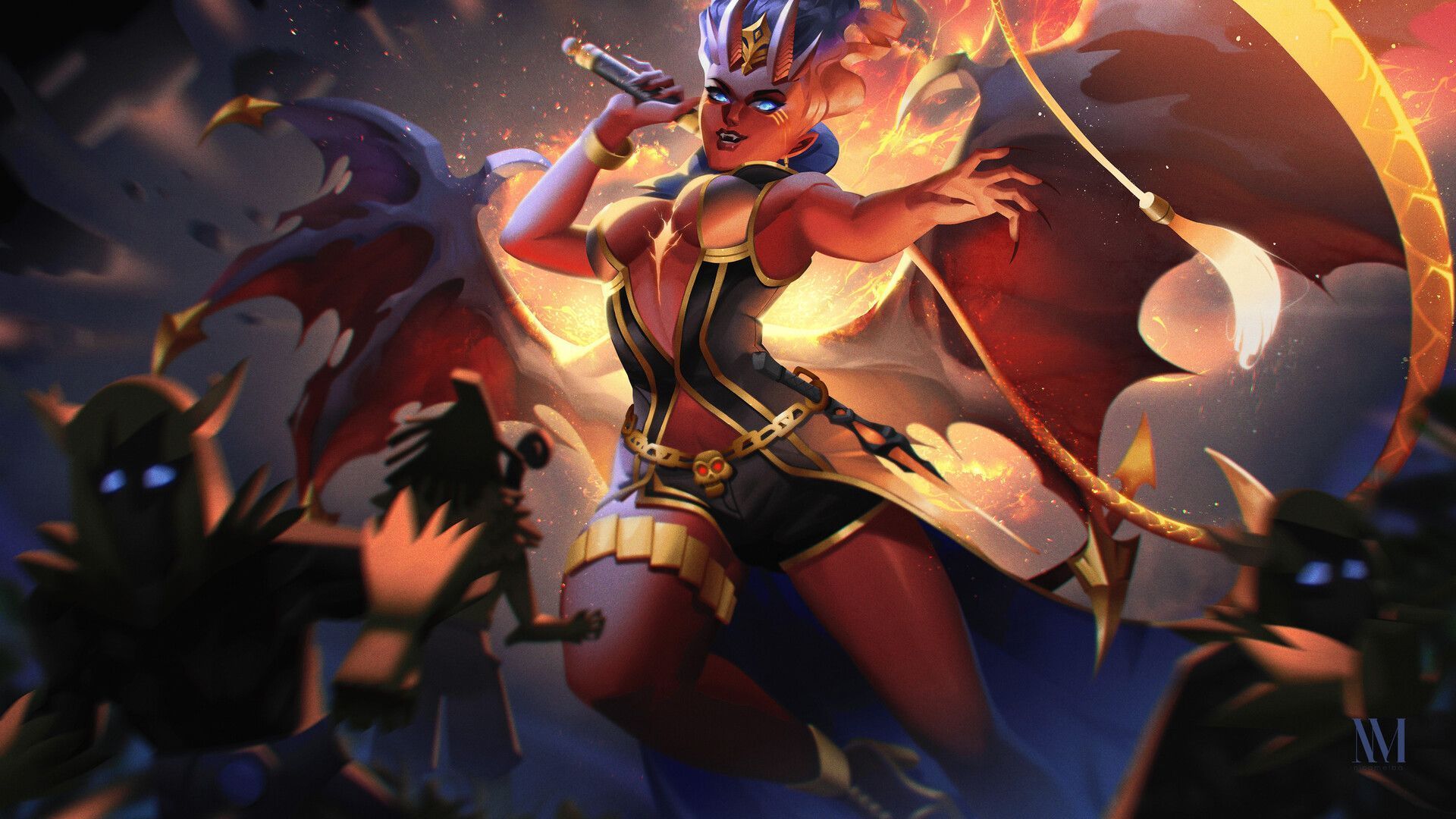 1920x1080 Queen of Pain DOTA 2 Arcana