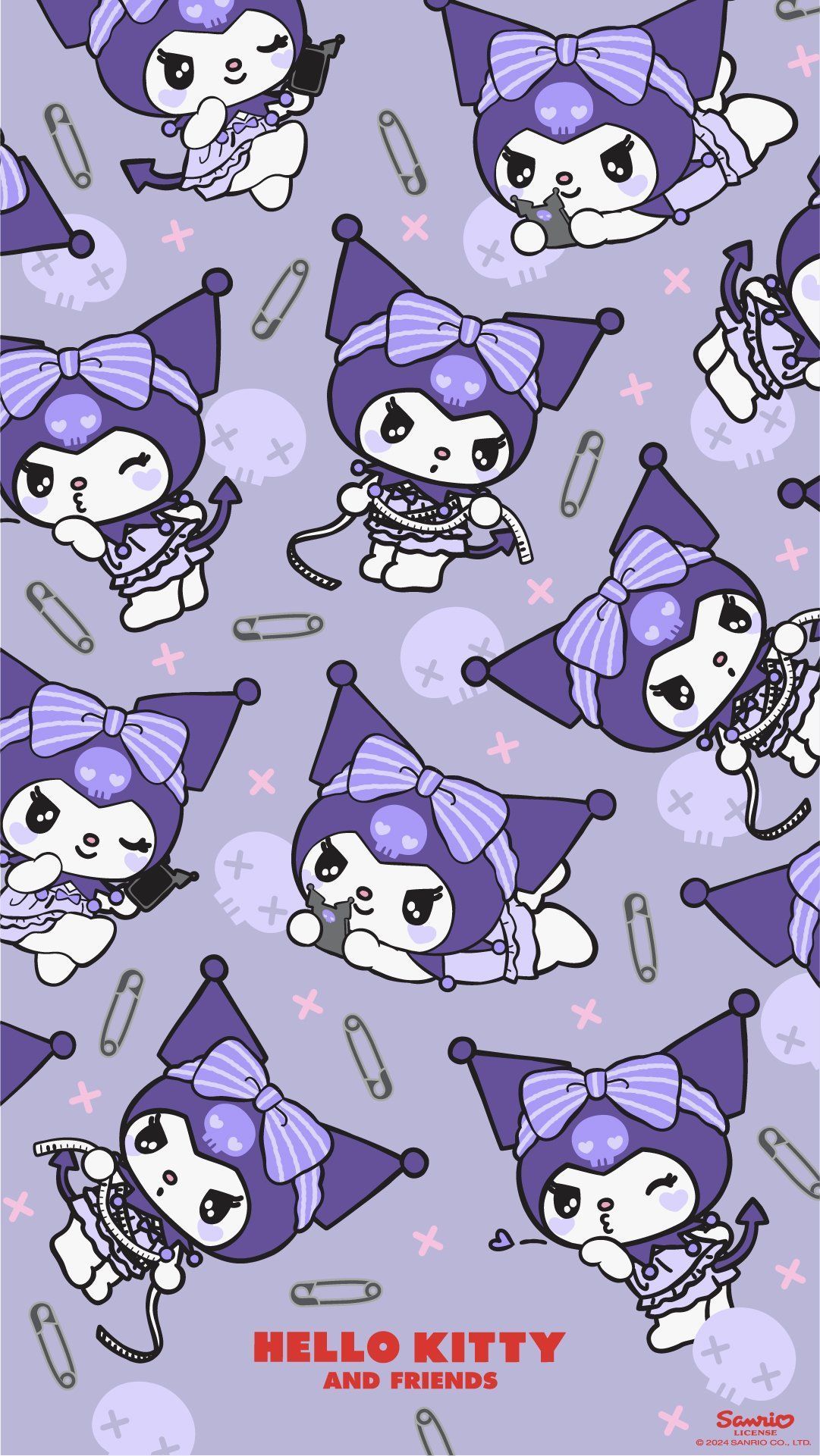 1081x1921 Hello Kitty & Friends Phone Wallpaper
