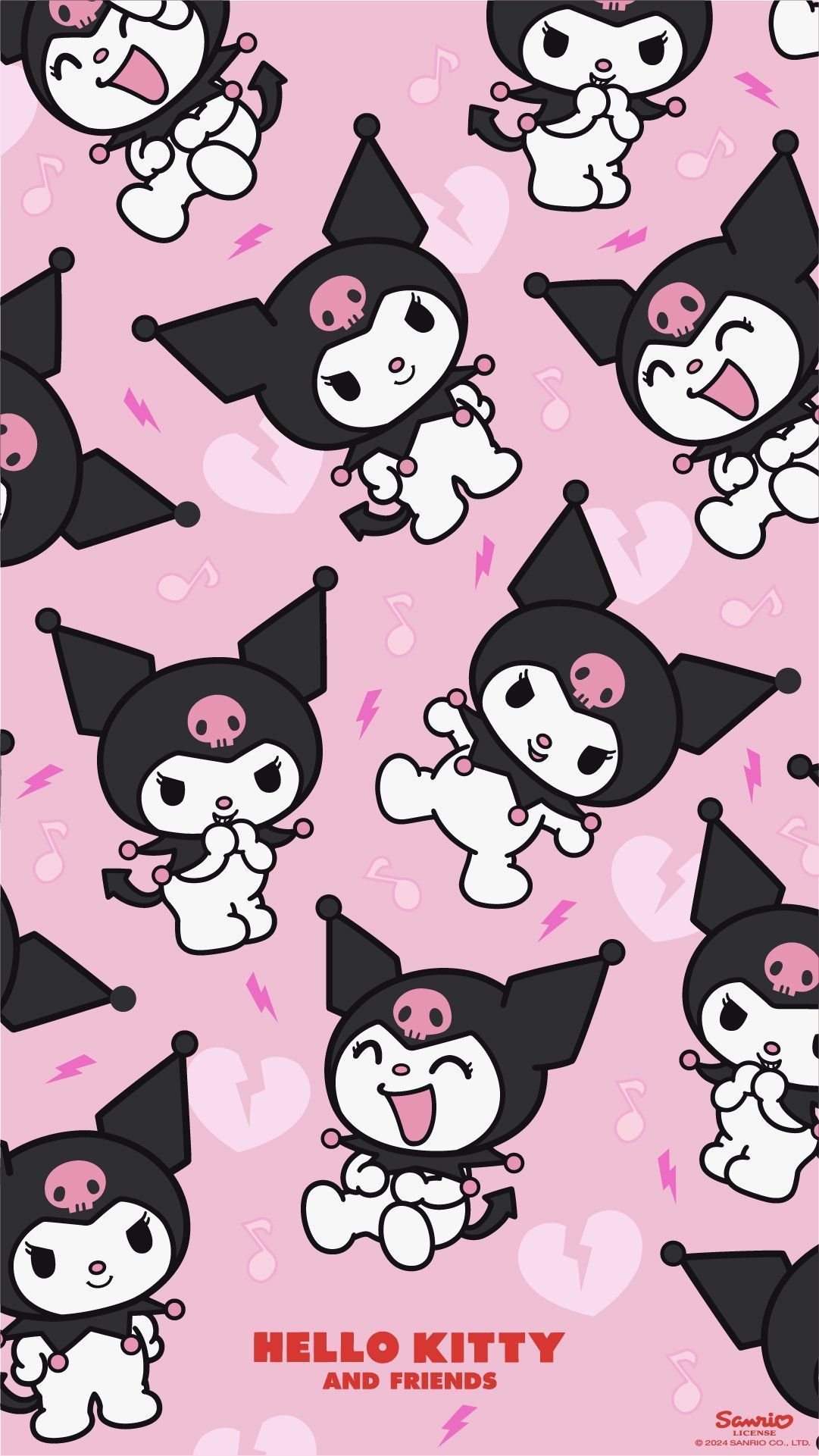 1081x1921 Hello Kitty & Friends Phone Wallpaper