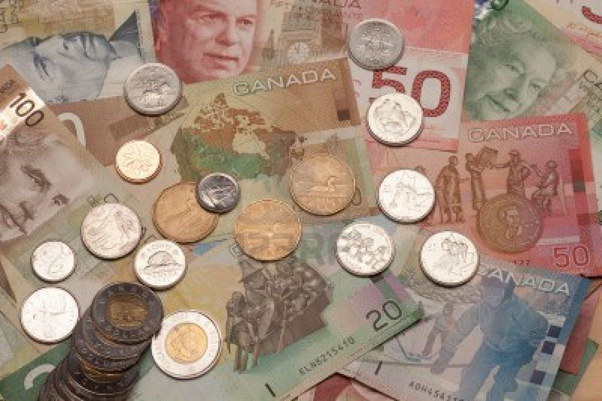 1200x801 6775562 Background Of Canadian Money 5 10 20 50 100 Dollar Bills And Coins Loonie Toonie Quarter Dime Nickel. CK Public Health