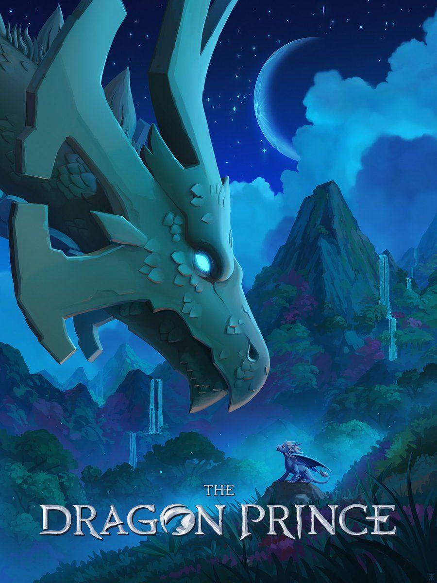 Callum Dragon Prince Poster Print Wall Art Decor Fanart Animation  Radiant  Grey  Prince poster Dragon decor Dragon princess