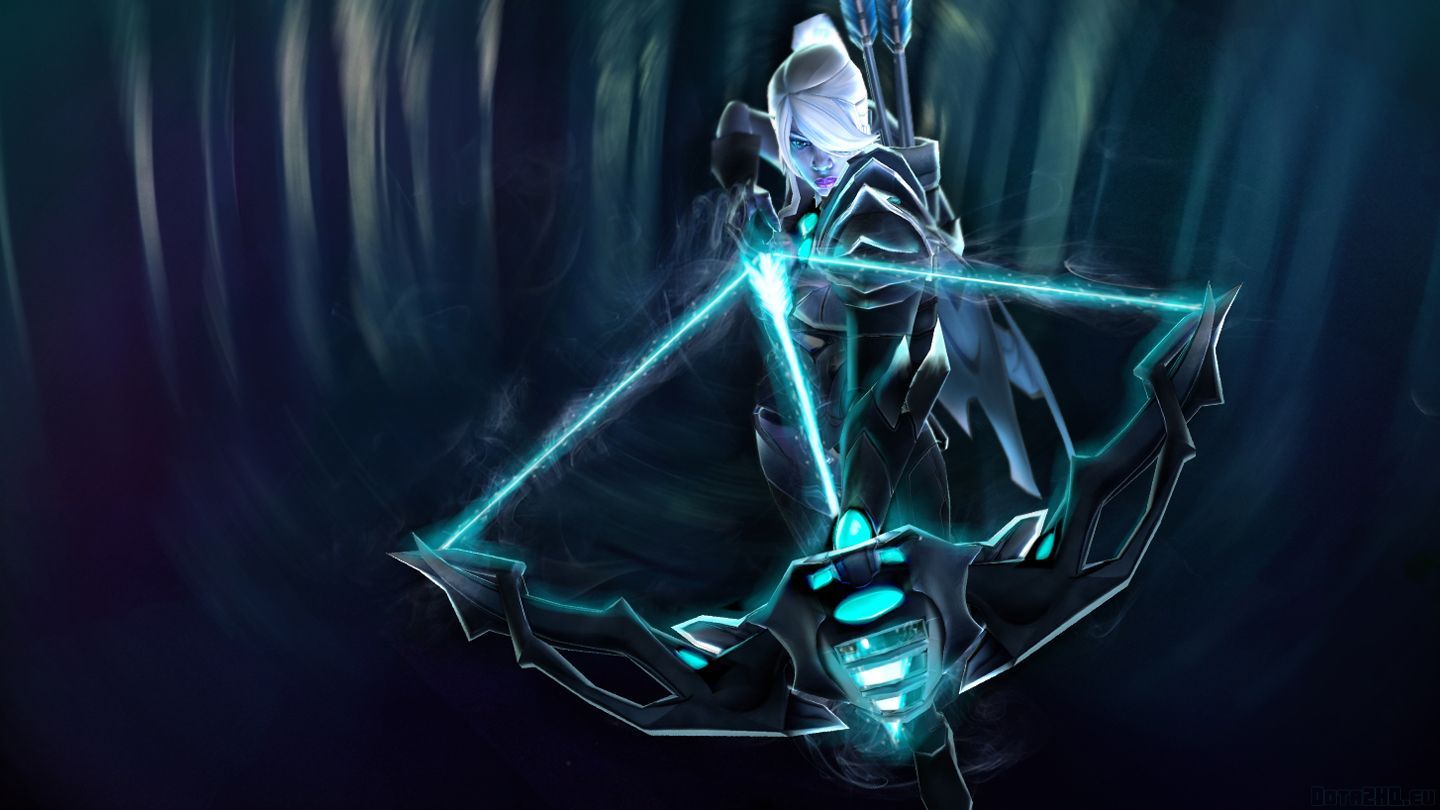 1440x810 Traxex, The Drow Ranger 2 Drow Ranger Wallpaper HD Wallpaper & Background Download