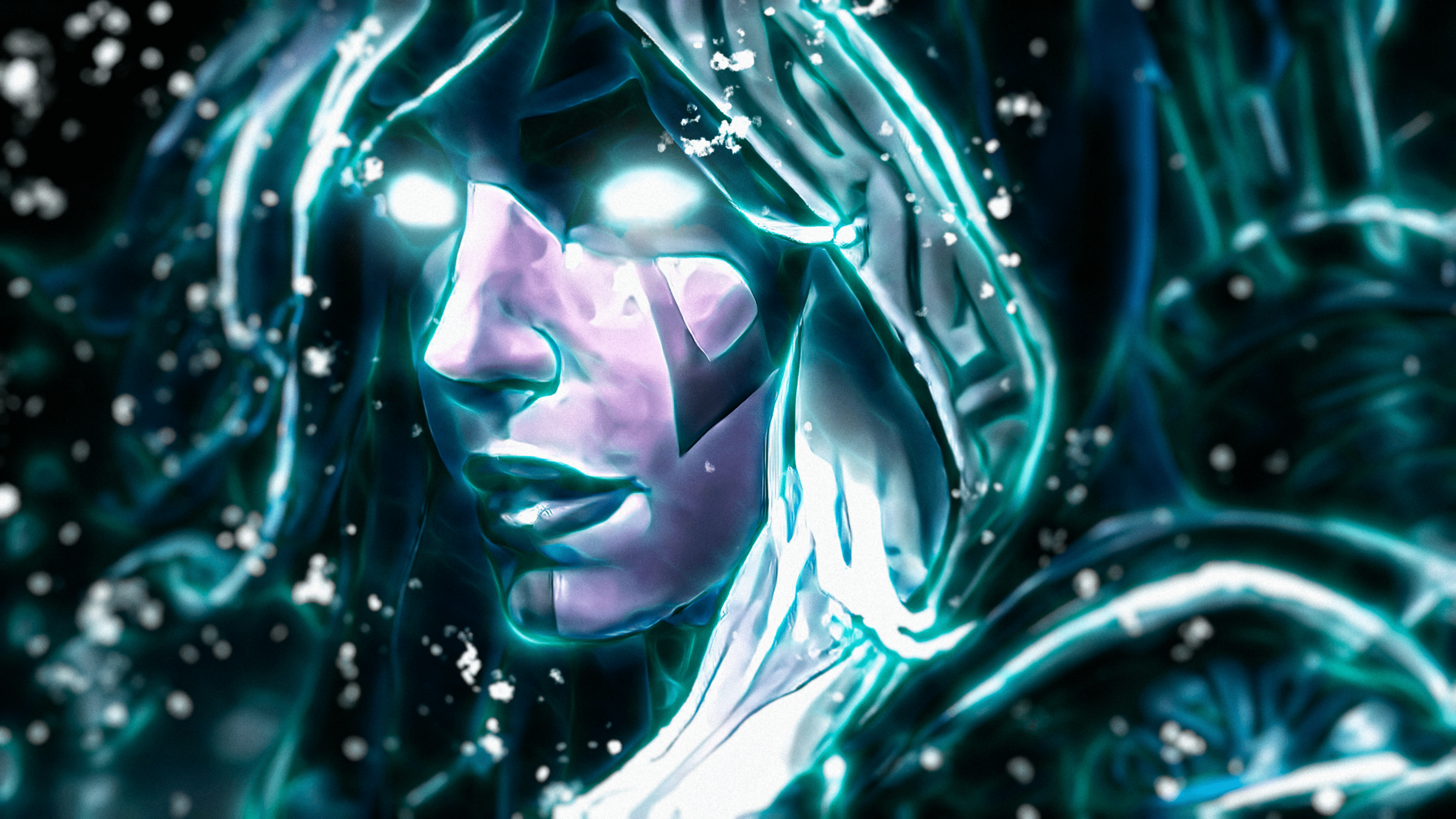 3072x1728 HD Wallpaper: Drow Ranger Archer of DotA 2
