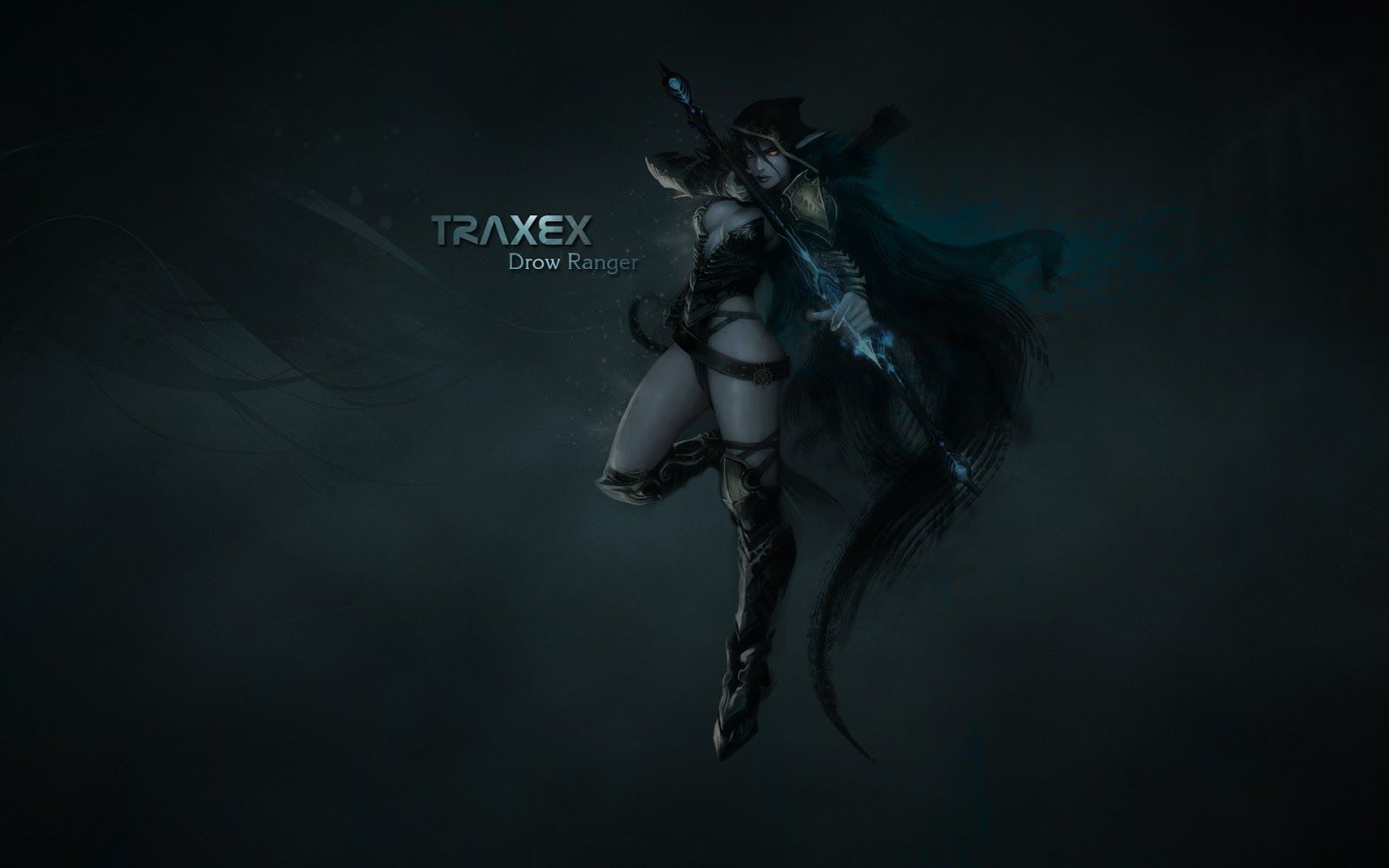 1600x1000 Drow Ranger Traxex Wallpaper 2 Wallpaper