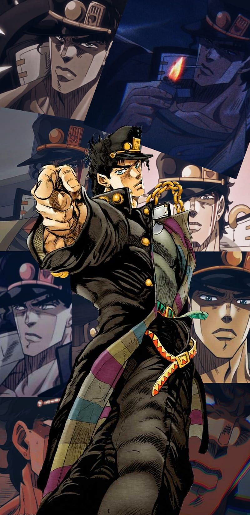 800x1647 Jotaro kujo, jojo, jostar, HD phone wallpaper