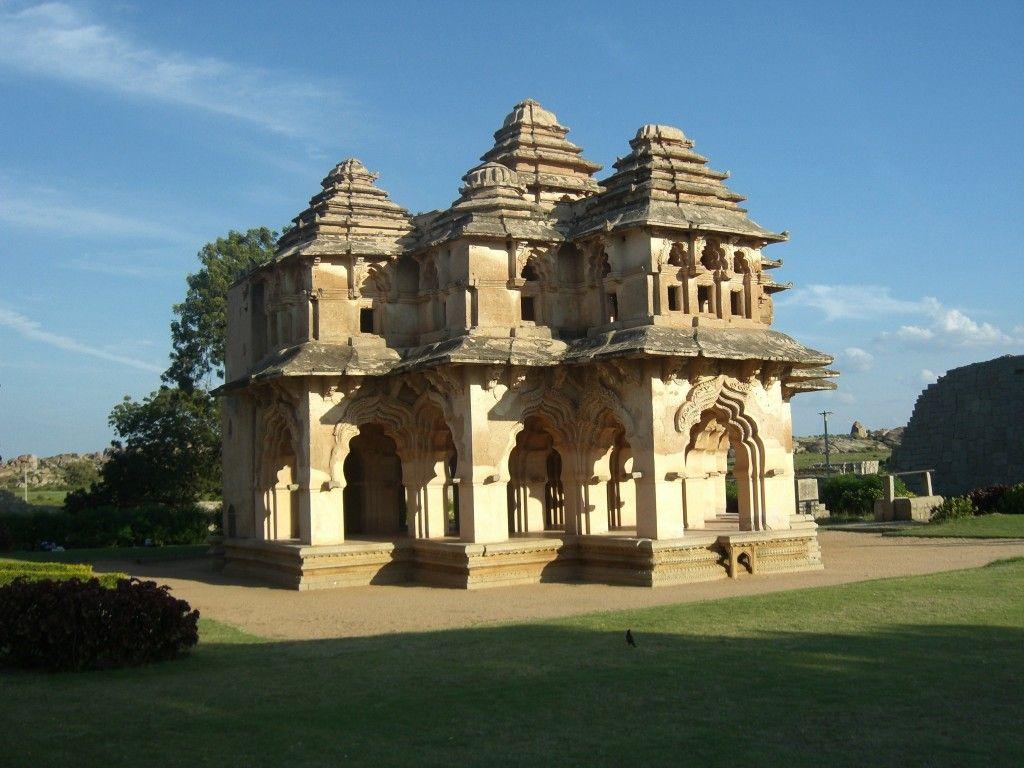 1024x768 Hampi Photo Mahal, HD Wallpaper & background Download