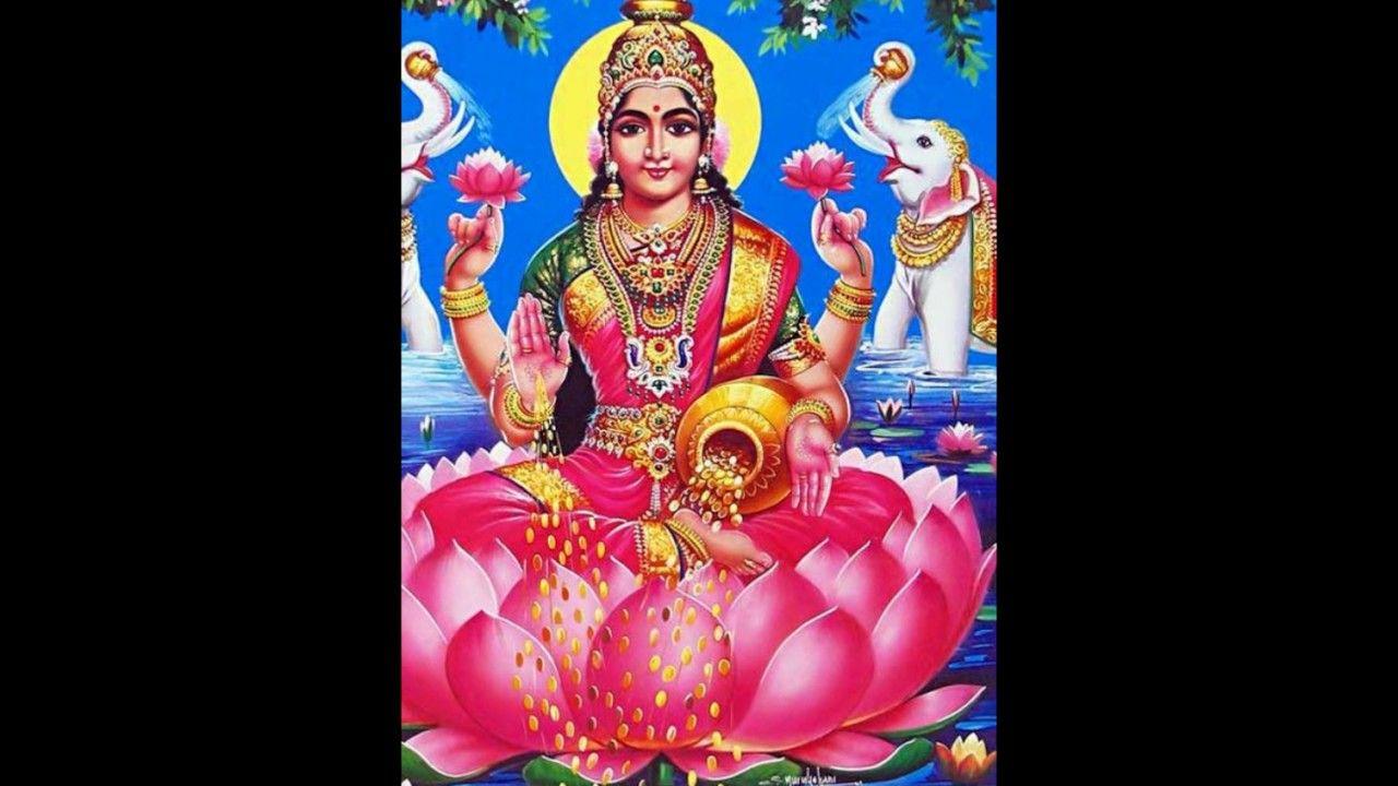1280x720 Goddess Lakshmi Good Morning Wishes, goddes Lakshmi Flower