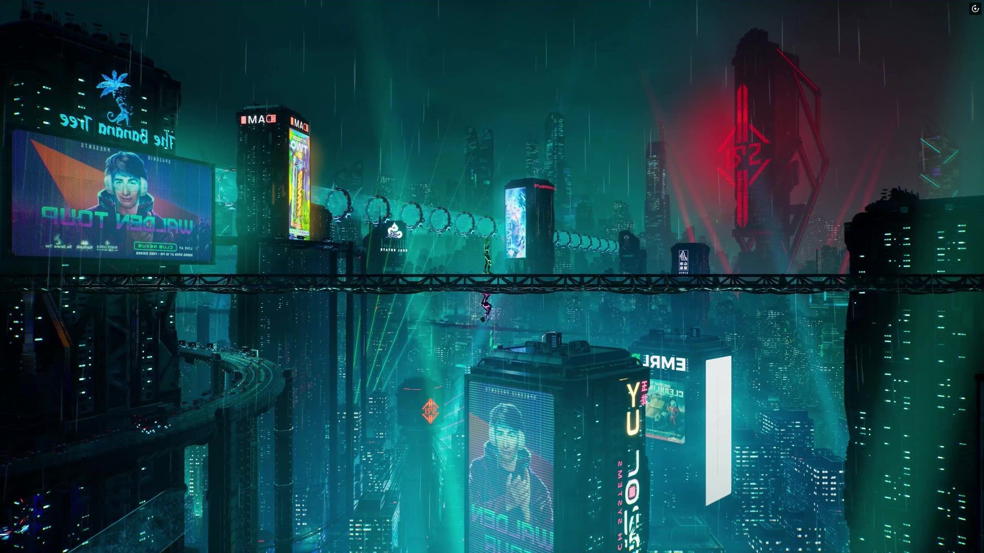 1920x1080 Big City Split Fiction Live Wallpaper