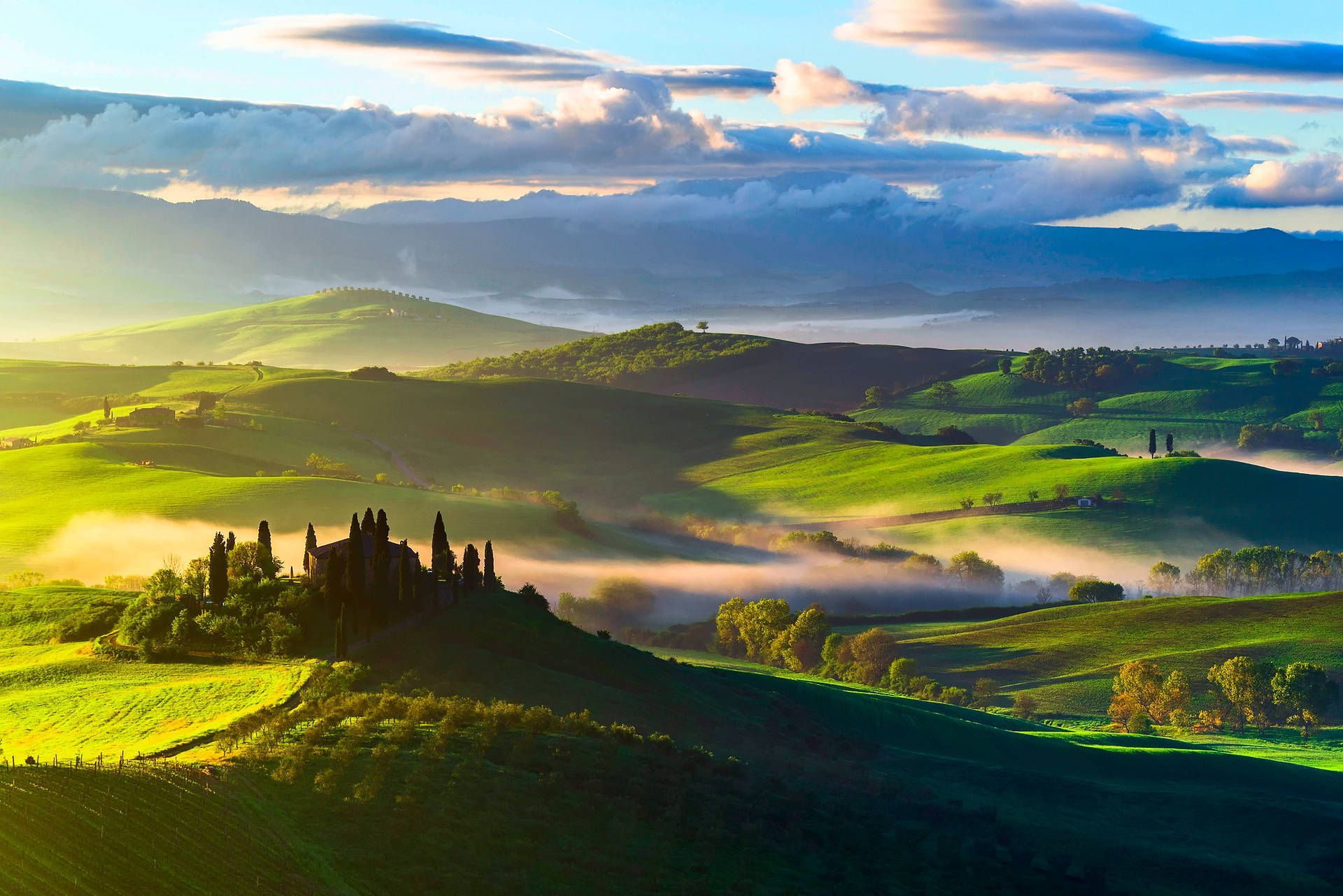 1920x1282 Tuscany Hill Towns Italy Wallpaper