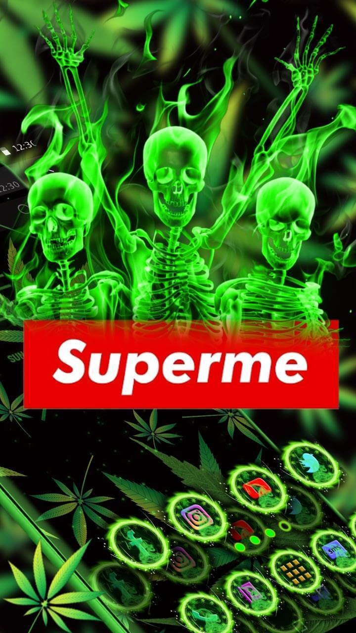 720x1280 Neon, Supreme, Weed Themes, Live Wallpaper pour Android