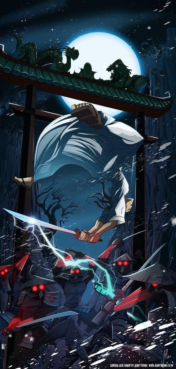 618x1292 Samurai Jack by jennyisdrawing. Samurai jack, Samurai, Afro samurai
