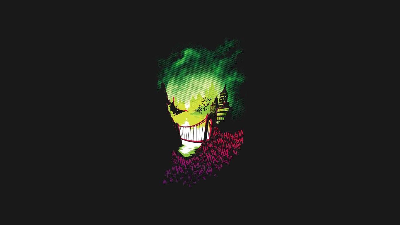 1366x768 Joker, Batman, Villains, DC Comics Wallpaper HD / Desktop