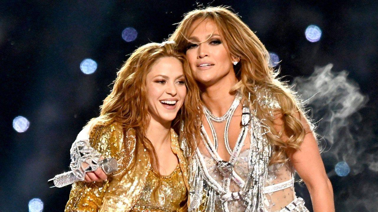 1280x720 Watch Jennifer Lopez Give Shakira a Congratulatory Pat on the Butt