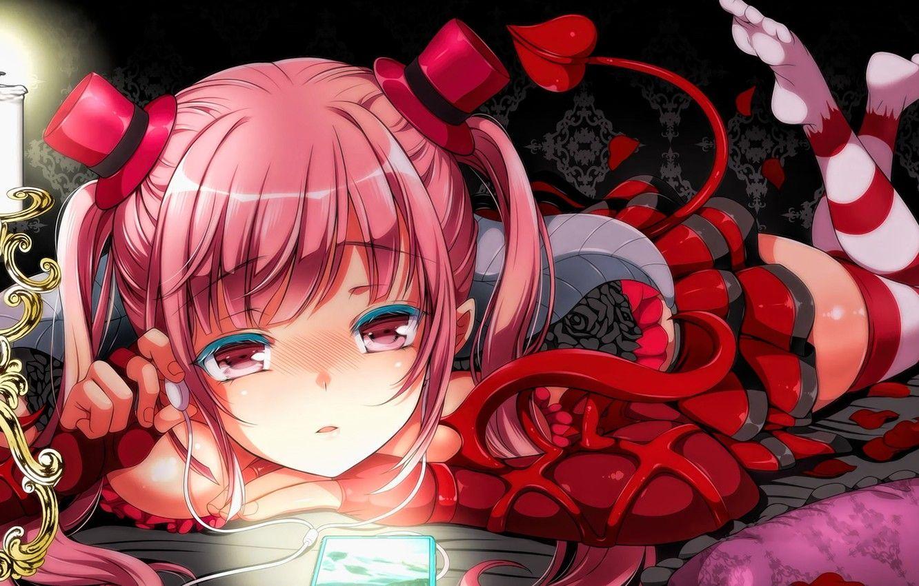 1332x850 Wallpaper demon, game, devil, anime, pretty, asian, manga, hell