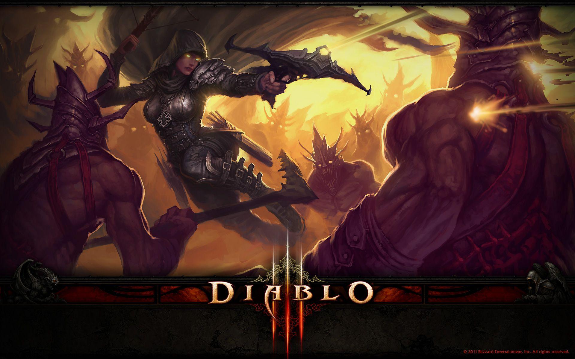 1920x1200 Diablo 3 The Demon Hunter Wallpaper