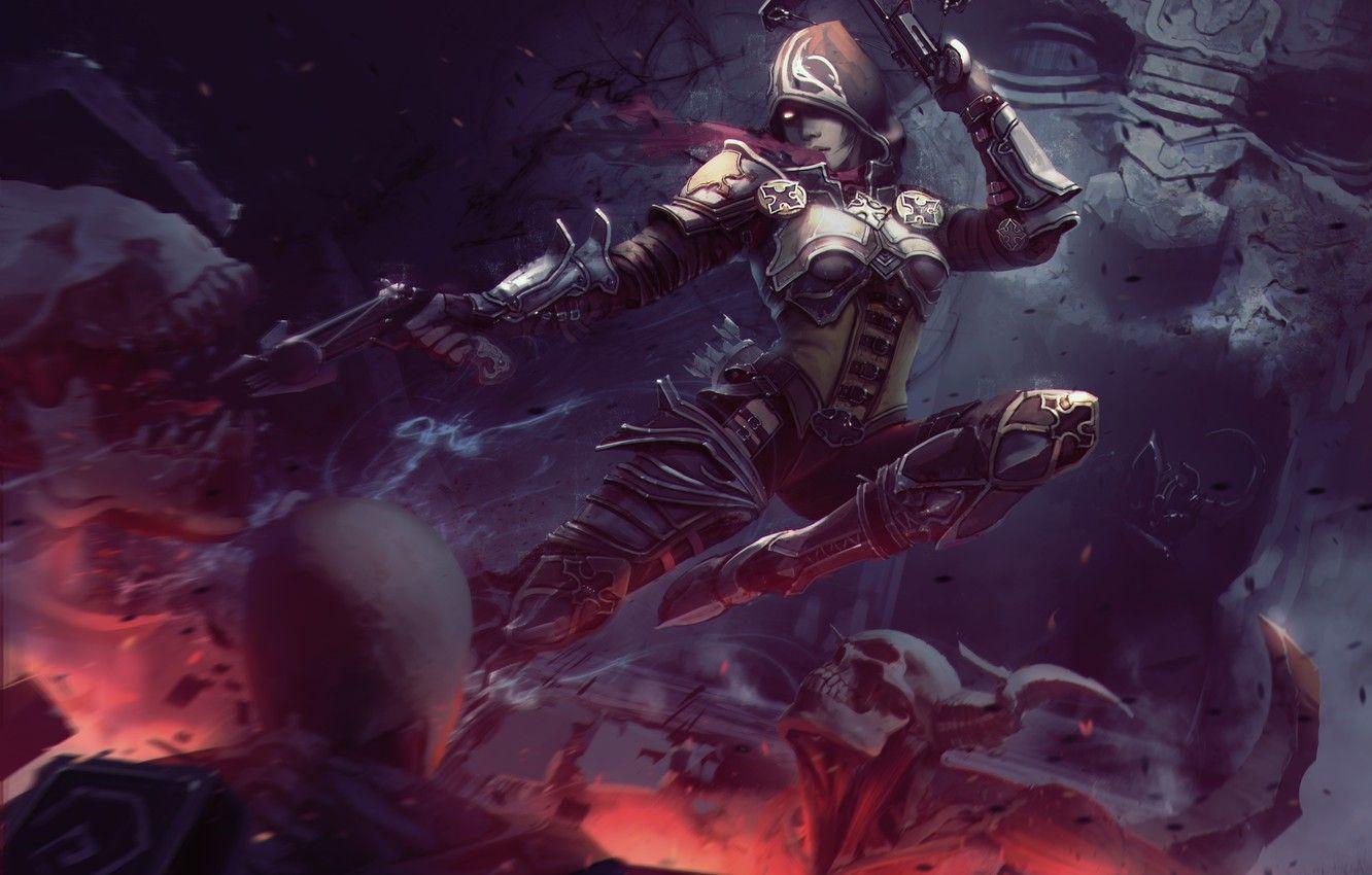 1332x850 Wallpaper hood, Diablo crossbow, Demon hunter image