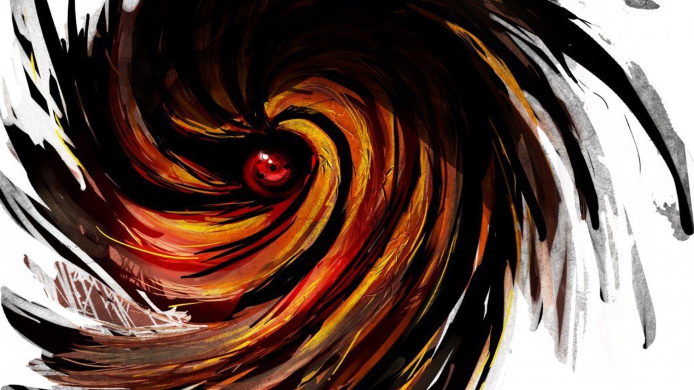 2400x1350 Naruto: shippuden sharingan tobi hình nền