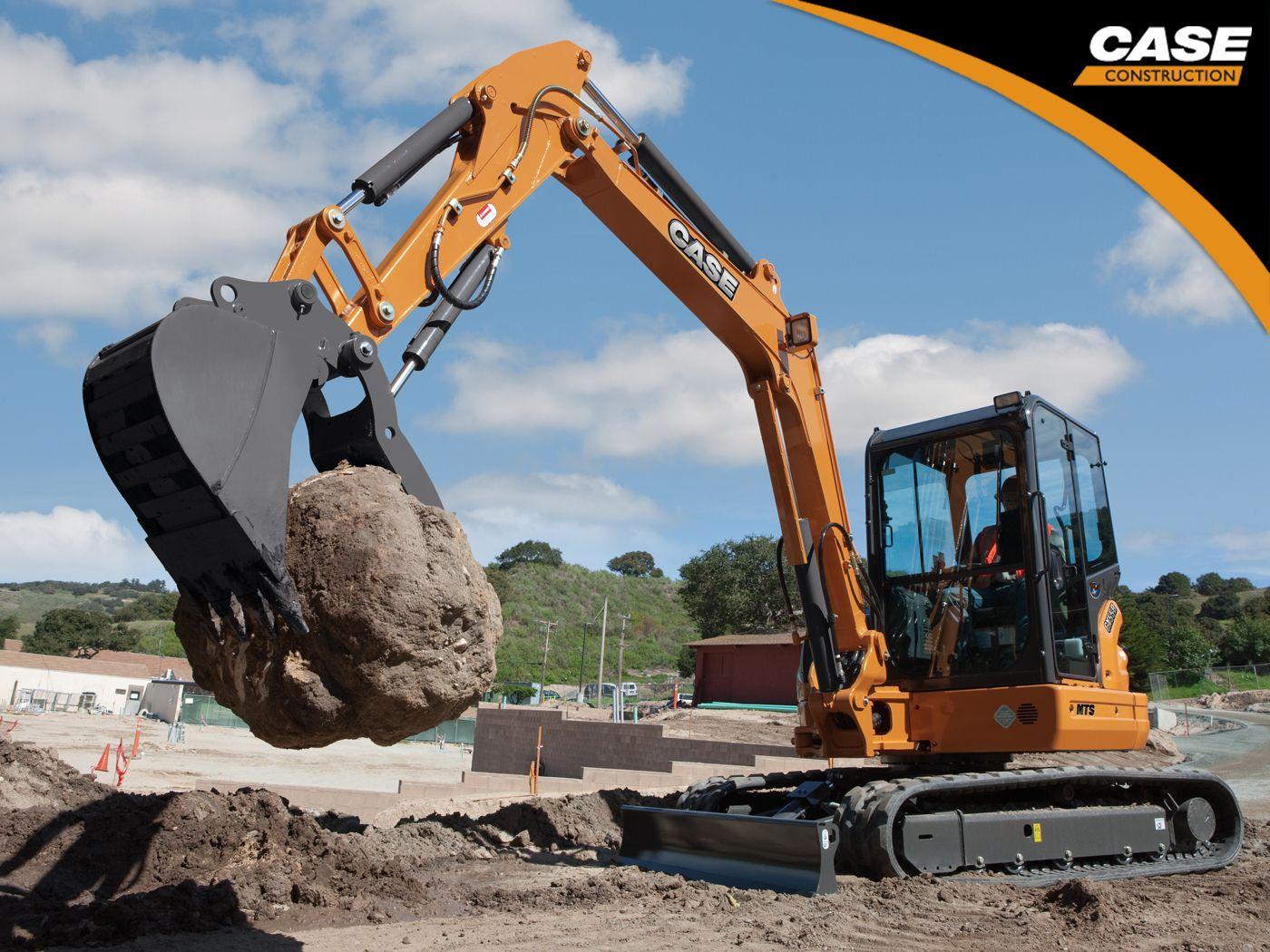 1400x1050 Free download CASE CX55B Mini Excavator Equipment Case