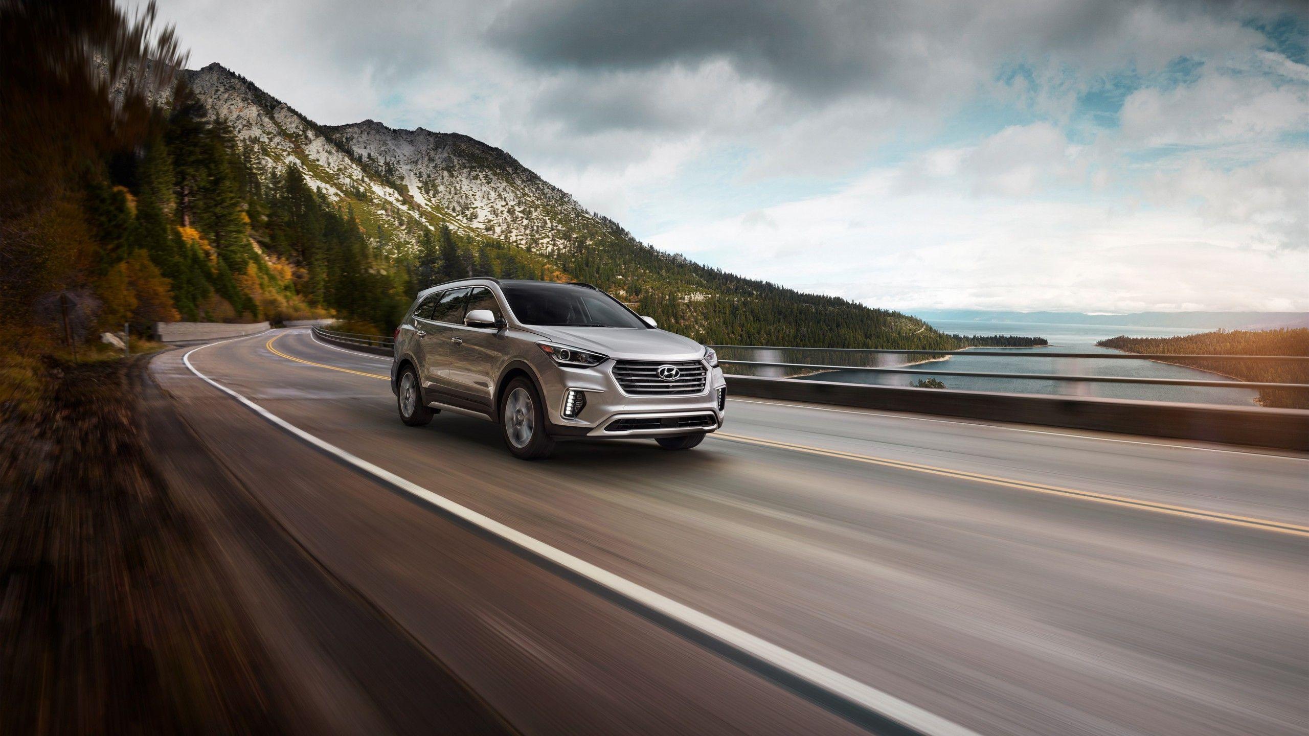 2560x1440 Wallpaper Hyundai Santa Fe, Chicago Auto Show crossover