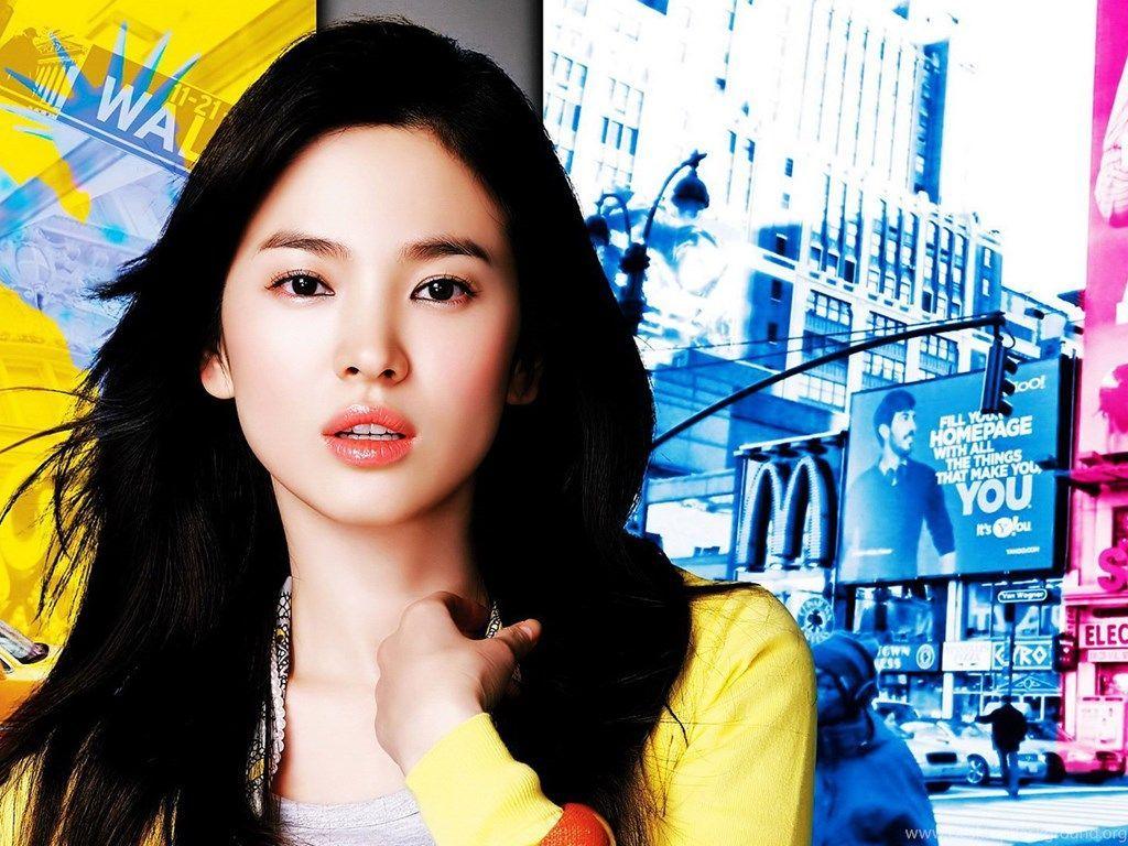 1024x768 South Korean Song Hye Kyo Wallpaper