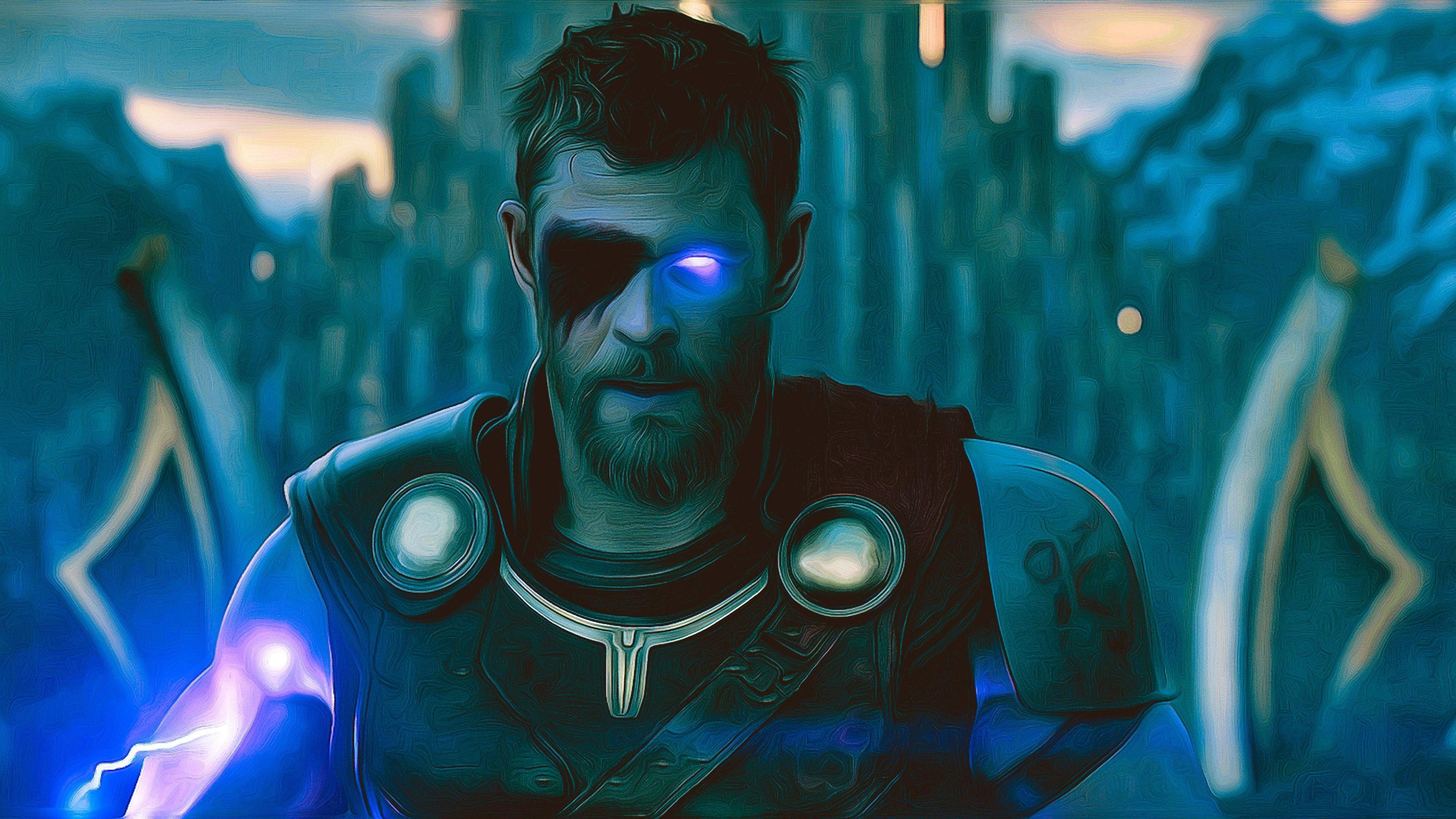 3840x2160 Wallpaper 4k Thor God Of Thunder Artwork 4K 4k Wallpaper