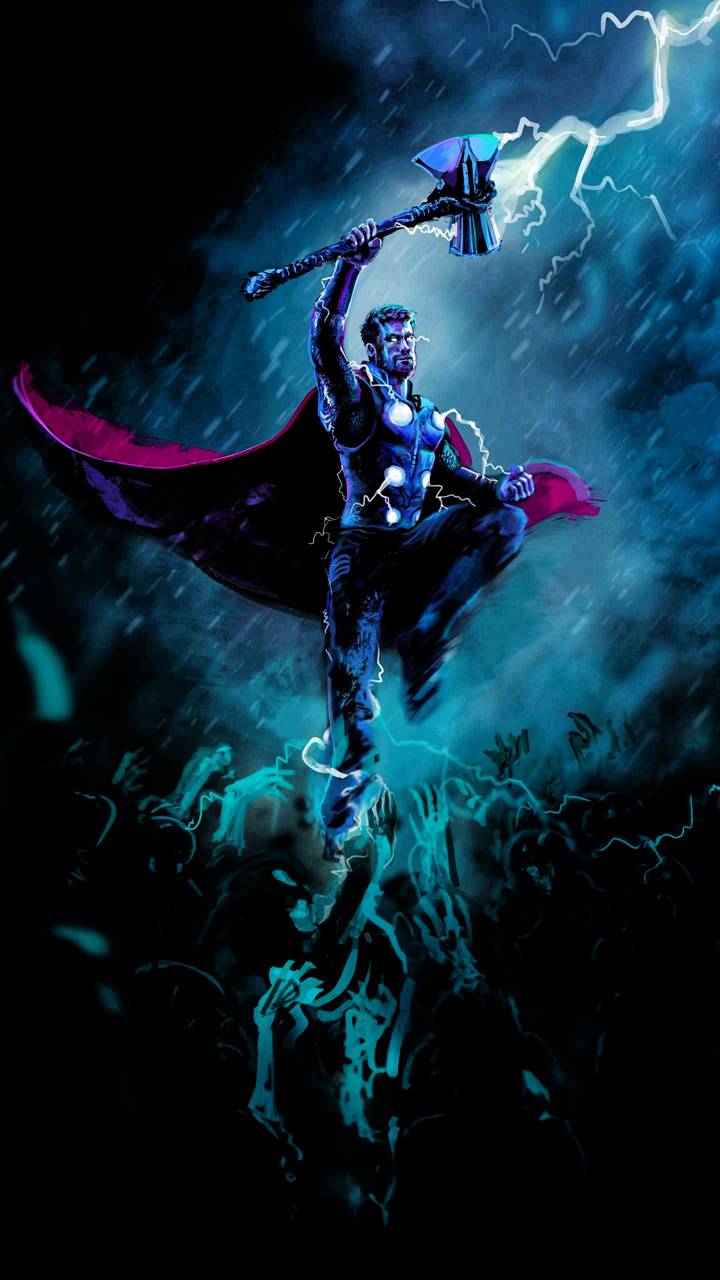 Hình nền Thor God Of Thunder 720x1280 ở HD 4K từ phim Marvel - Whats