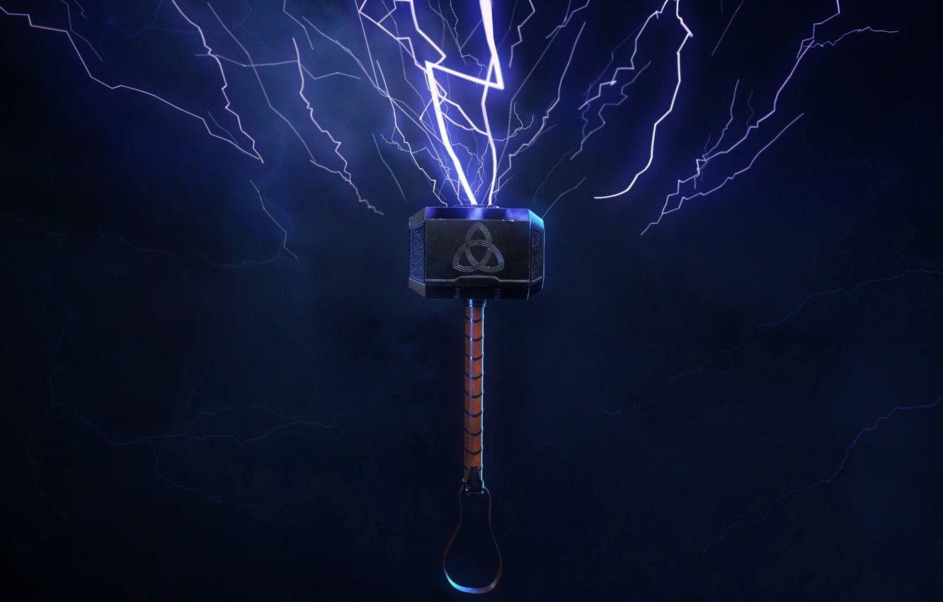 1332x850 Wallpaper zipper, hammer, hammer, Mjollnir, Thor's hammer