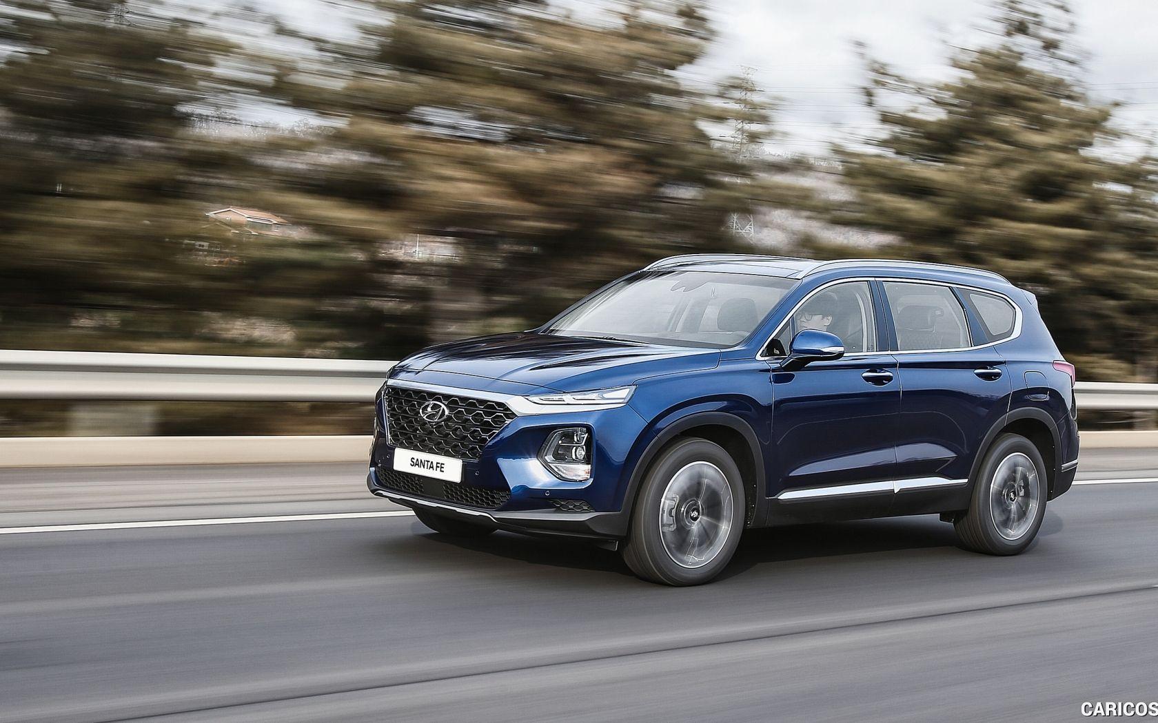 1680x1050 Free download 2019 Hyundai Santa Fe Front Three Quarter HD