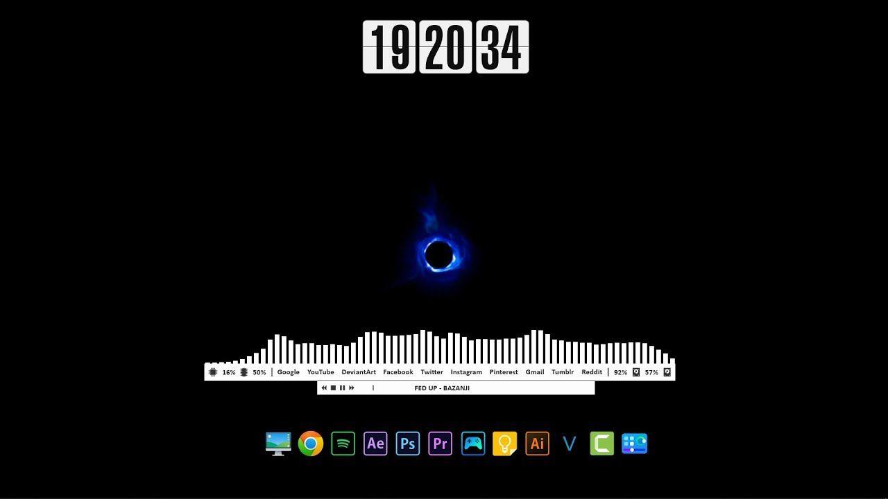 1280x720 Fortnite black hole animated wallpaper