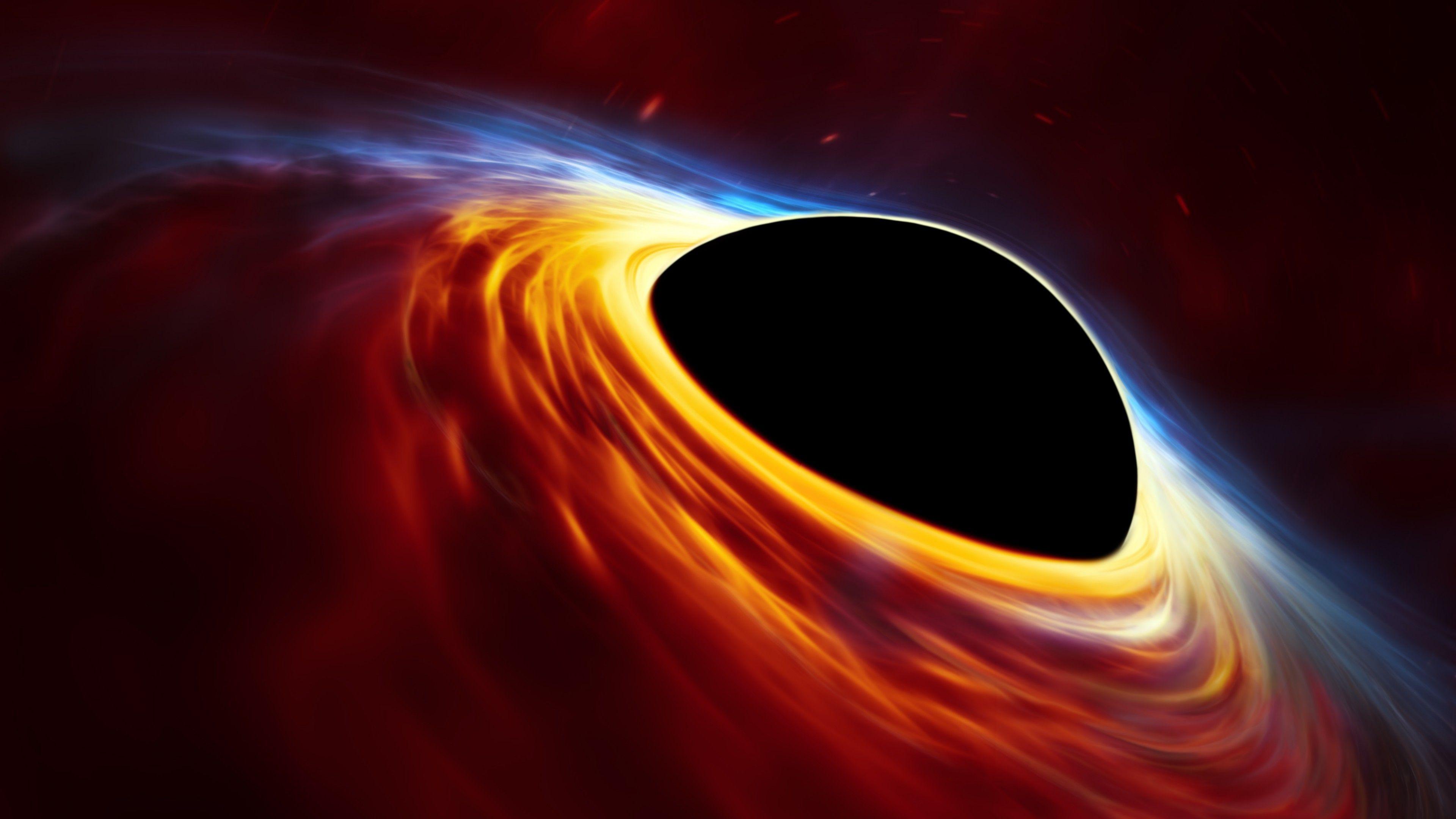 3840x2160 Black Hole Wallpaper Free Black Hole Background